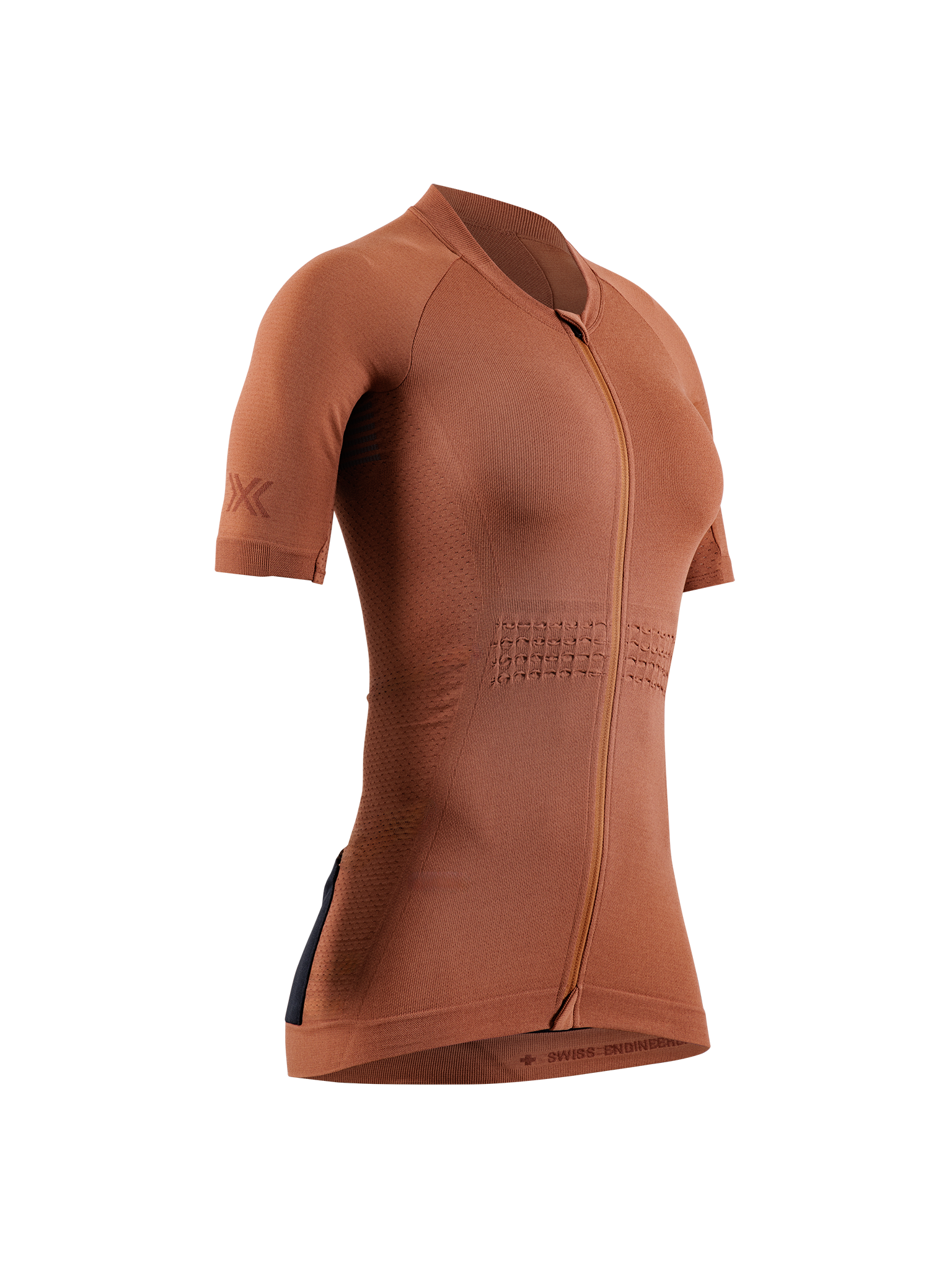X-BIONIC XCEED RIDE JERSEY SS WMN - Dusty Rose Dark Dusty Rose - Zip Shirts - 17 of 25