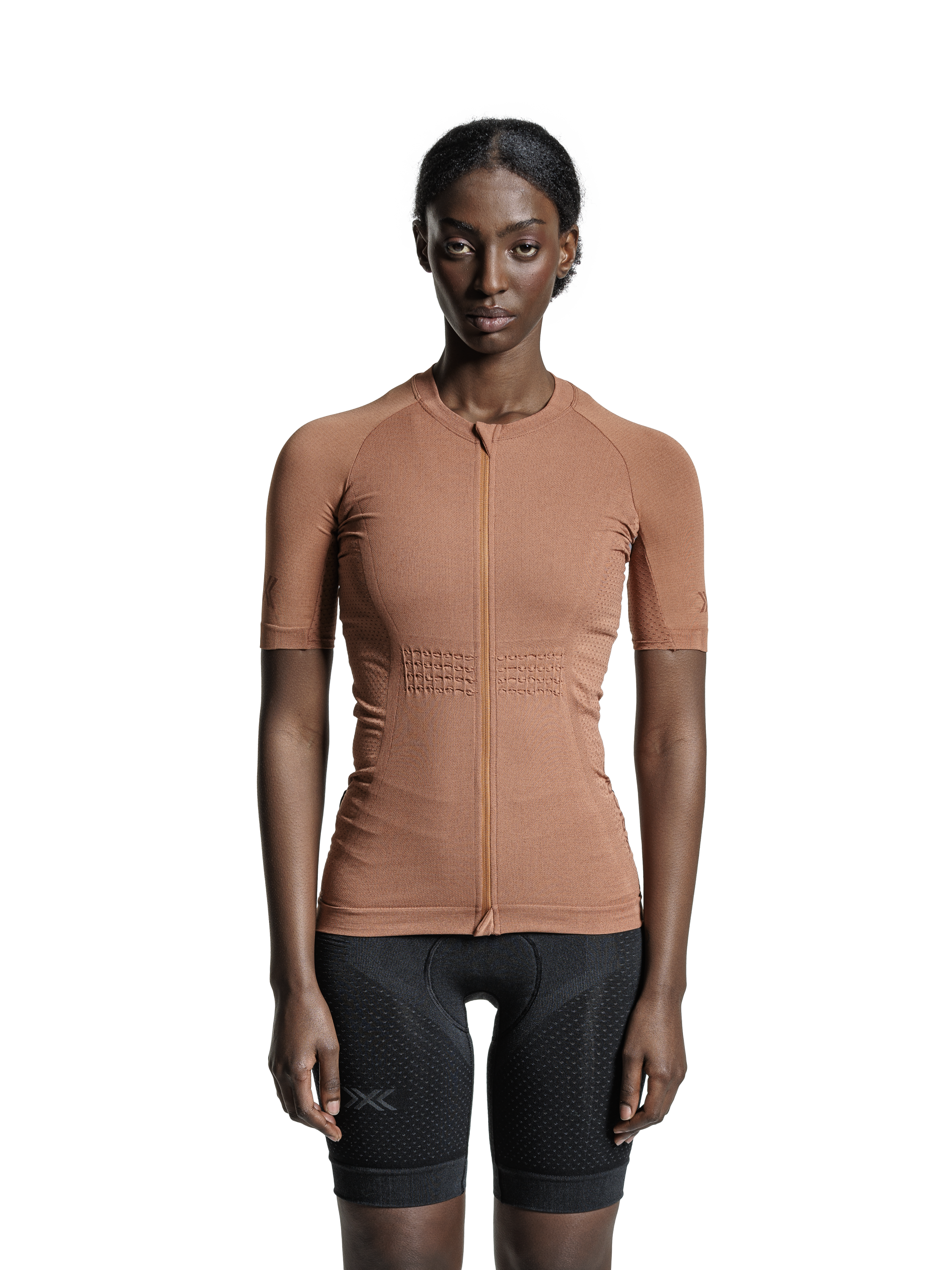 X-BIONIC XCEED RIDE JERSEY SS WMN - Dusty Rose Dark Dusty Rose - Zip Shirts - 19 of 25