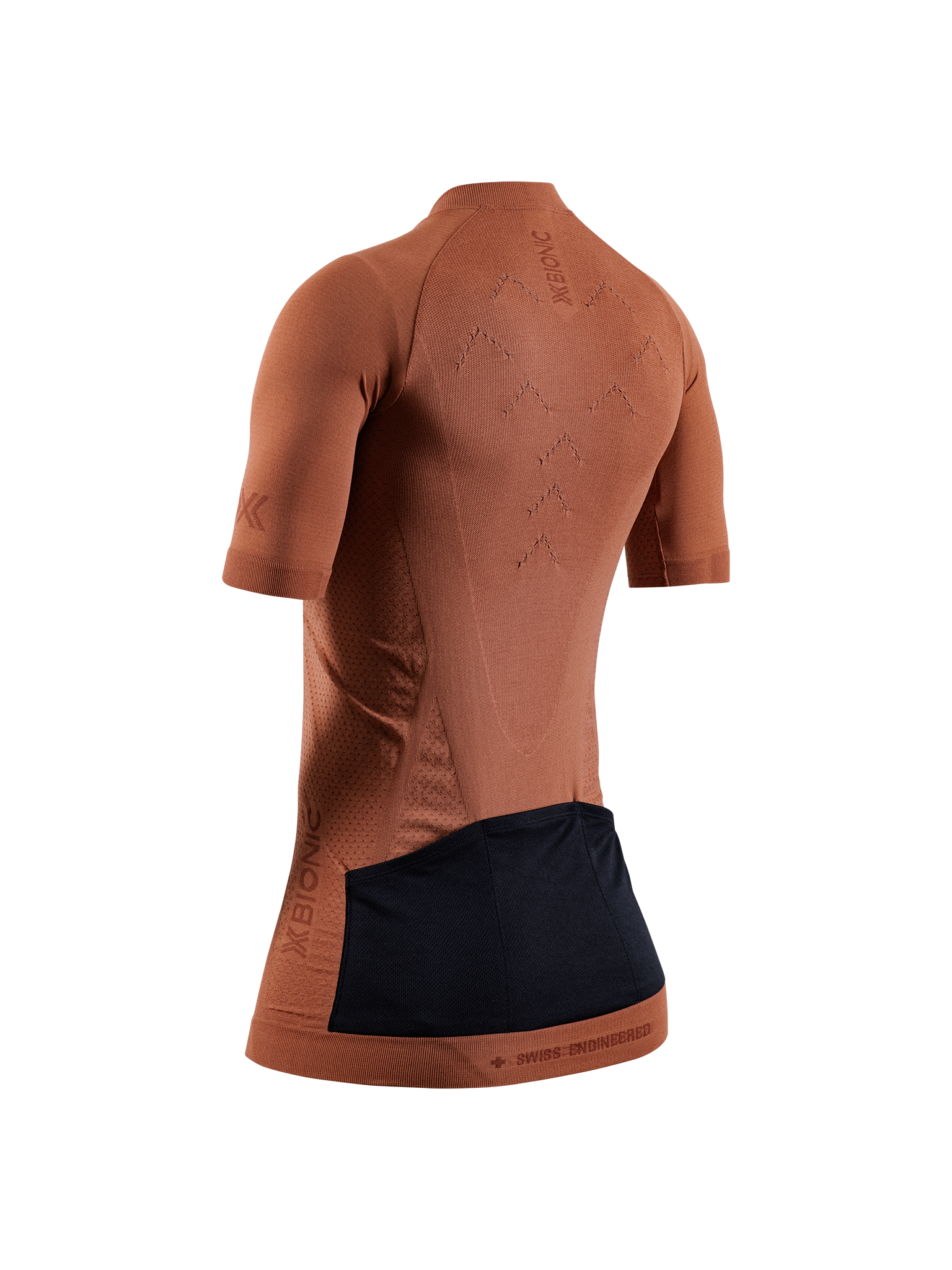 X-BIONIC XCEED RIDE JERSEY SS WMN - Dusty Rose Dark Dusty Rose - Zip Shirts - 25 of 25