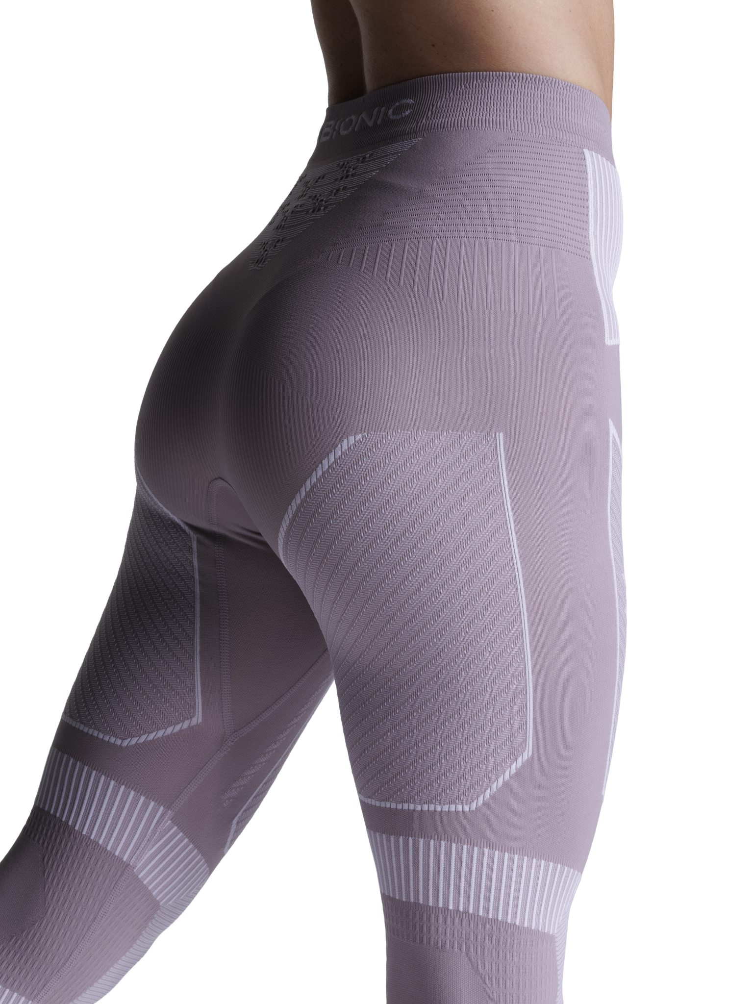 X-BIONIC ENERGY ACCUMULATOR LIGHT PANTS WMN - Dusty Lavender Arctic White - Pants - 5 of 15