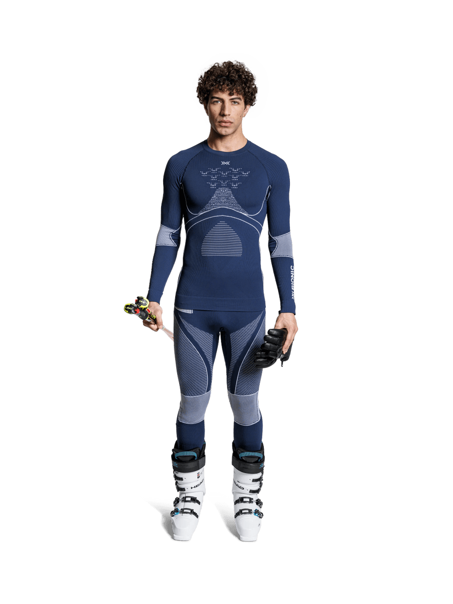 X-BIONIC ENERGY ACCUMULATOR 4.0 PANTS MEN - Marine Optical White - Performance Base Layer Tights - 6 of 50