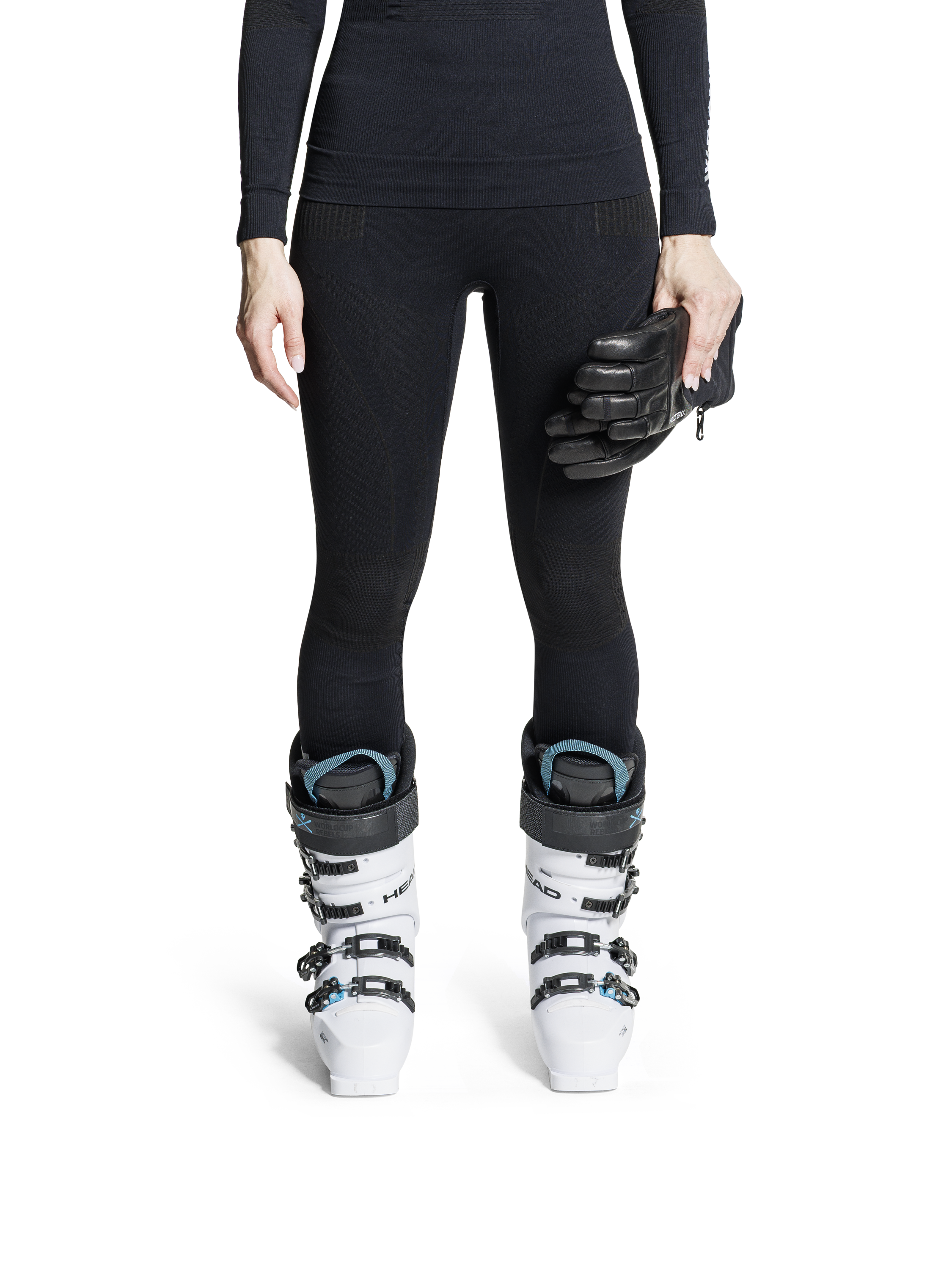 X-BIONIC ENERGY ACCUMULATOR 4.0 PANTS WMN - Opal Black Arctic White - Pants - 8 of 50
