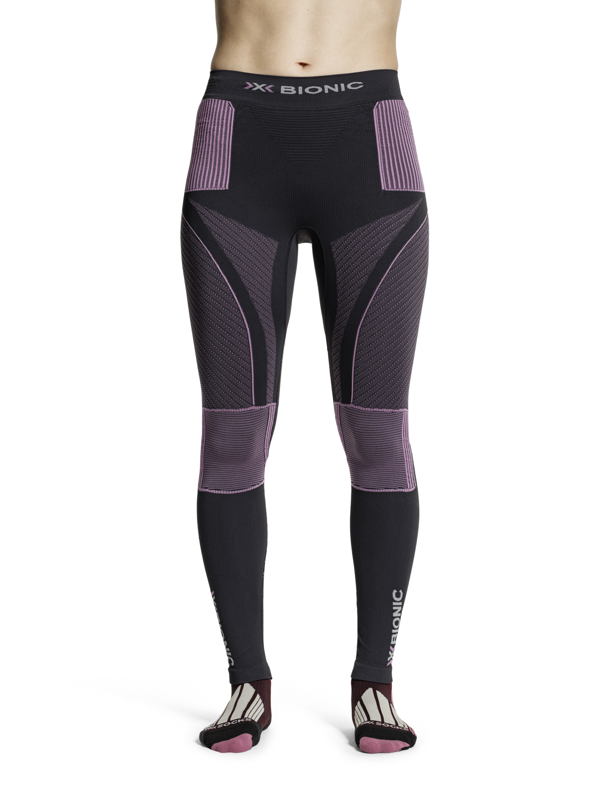 X-BIONIC ENERGY ACCUMULATOR 4.0 PANTS WMN - Charcoal Magnolia - Pants - 12 of 50