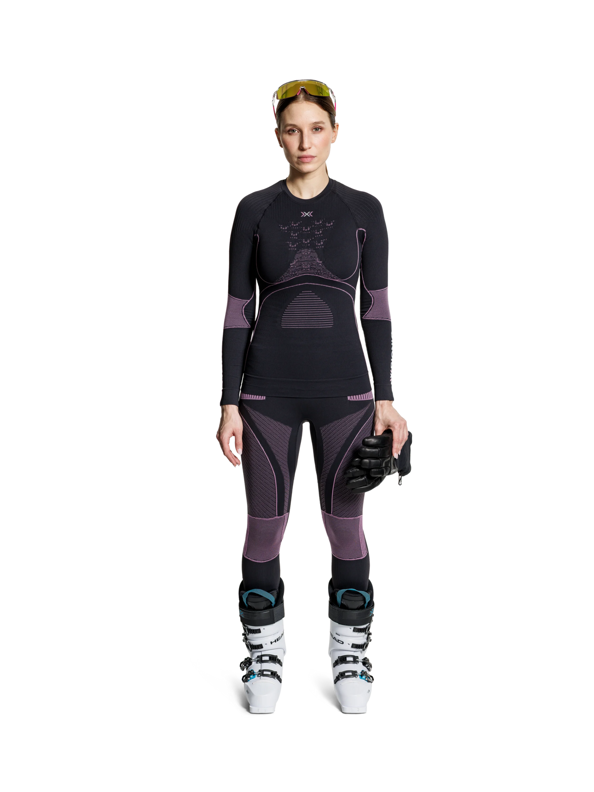 X-BIONIC ENERGY ACCUMULATOR 4.0 PANTS WMN - Charcoal Magnolia - Pants - 18 of 50