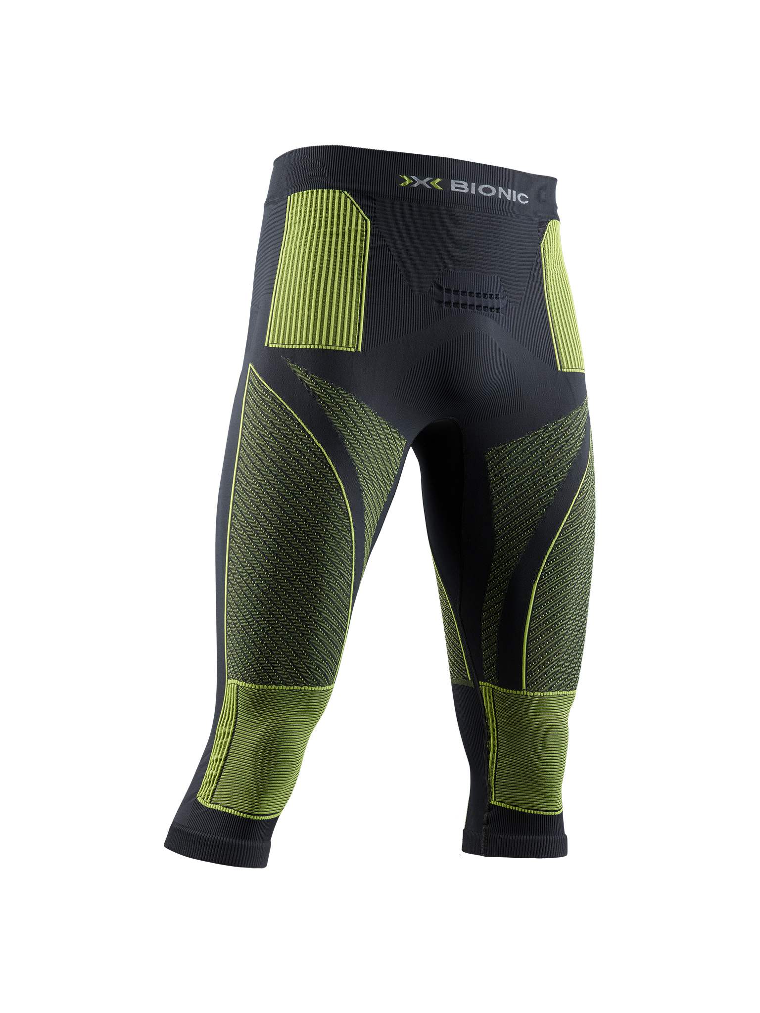 X-BIONIC ENERGY ACCUMULATOR 4.0 PANTS 3/4 MEN - Charcoal Yellow - 3/4 Pants - 16 of 19