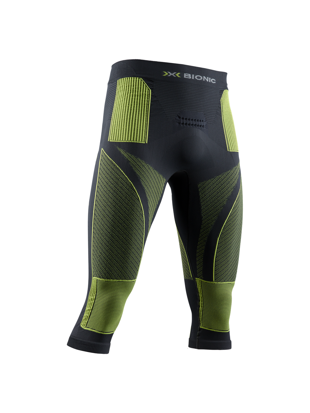 X-BIONIC ENERGY ACCUMULATOR 4.0 PANTS 3/4 MEN - Charcoal Yellow - 3/4 Pants - 19 of 22
