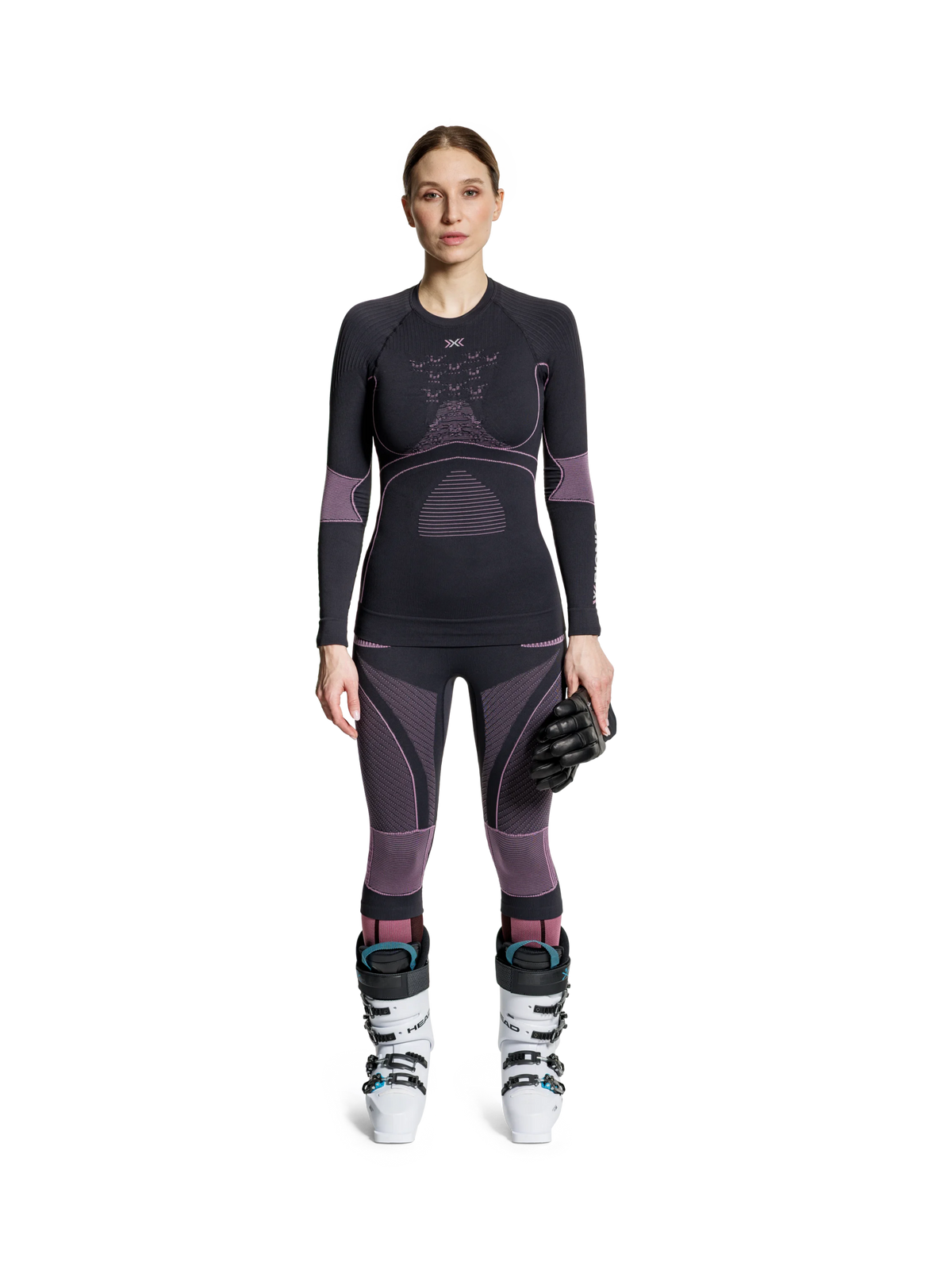 X-BIONIC ENERGY ACCUMULATOR 4.0 PANTS 3/4 WMN - Charcoal Magnolia - 3/4 Pants - 9 of 20