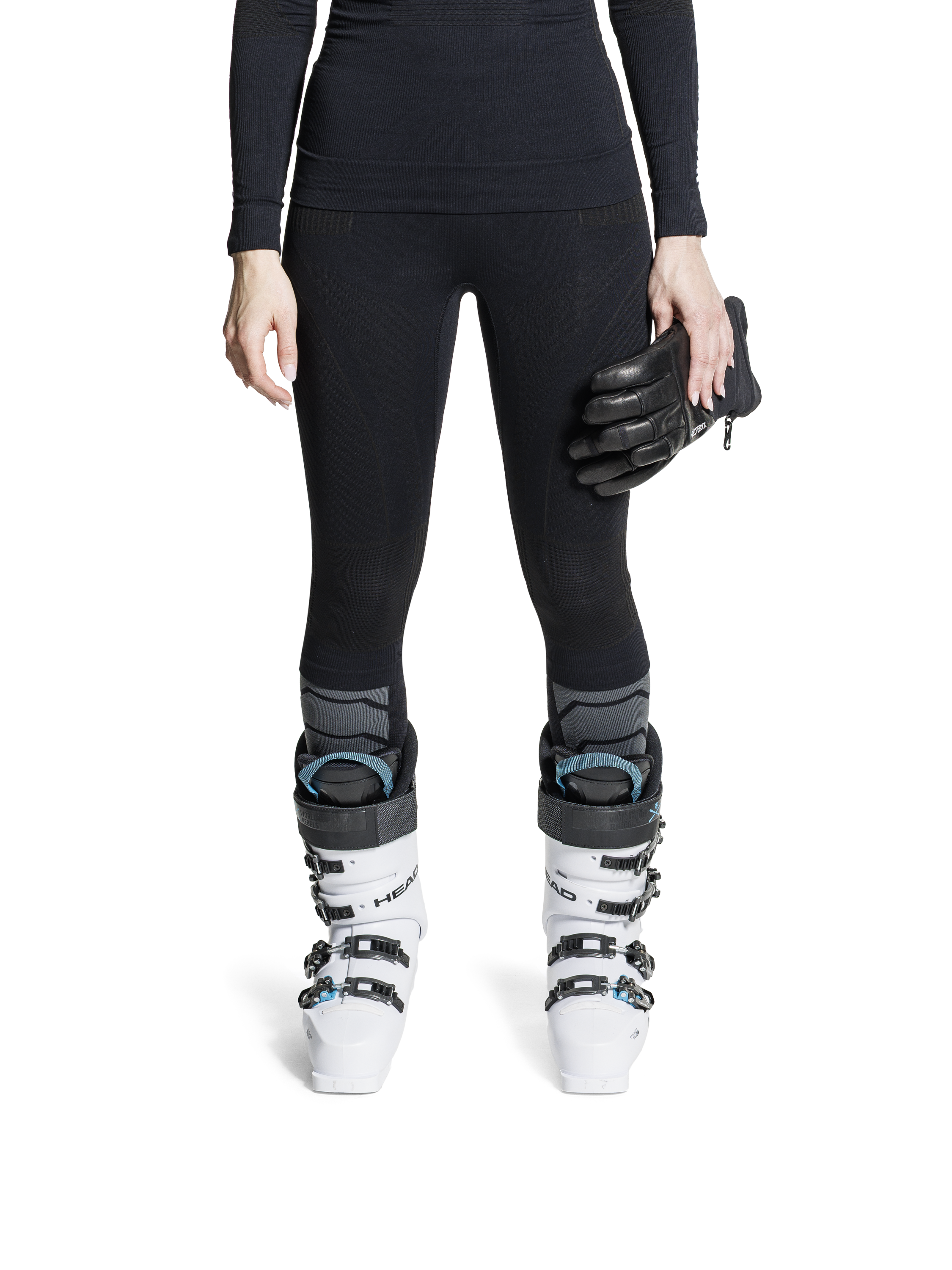 X-BIONIC ENERGY ACCUMULATOR 4.0 PANTS 3/4 WMN - Opal Black Arctic White - 3/4 Pants - 4 of 4