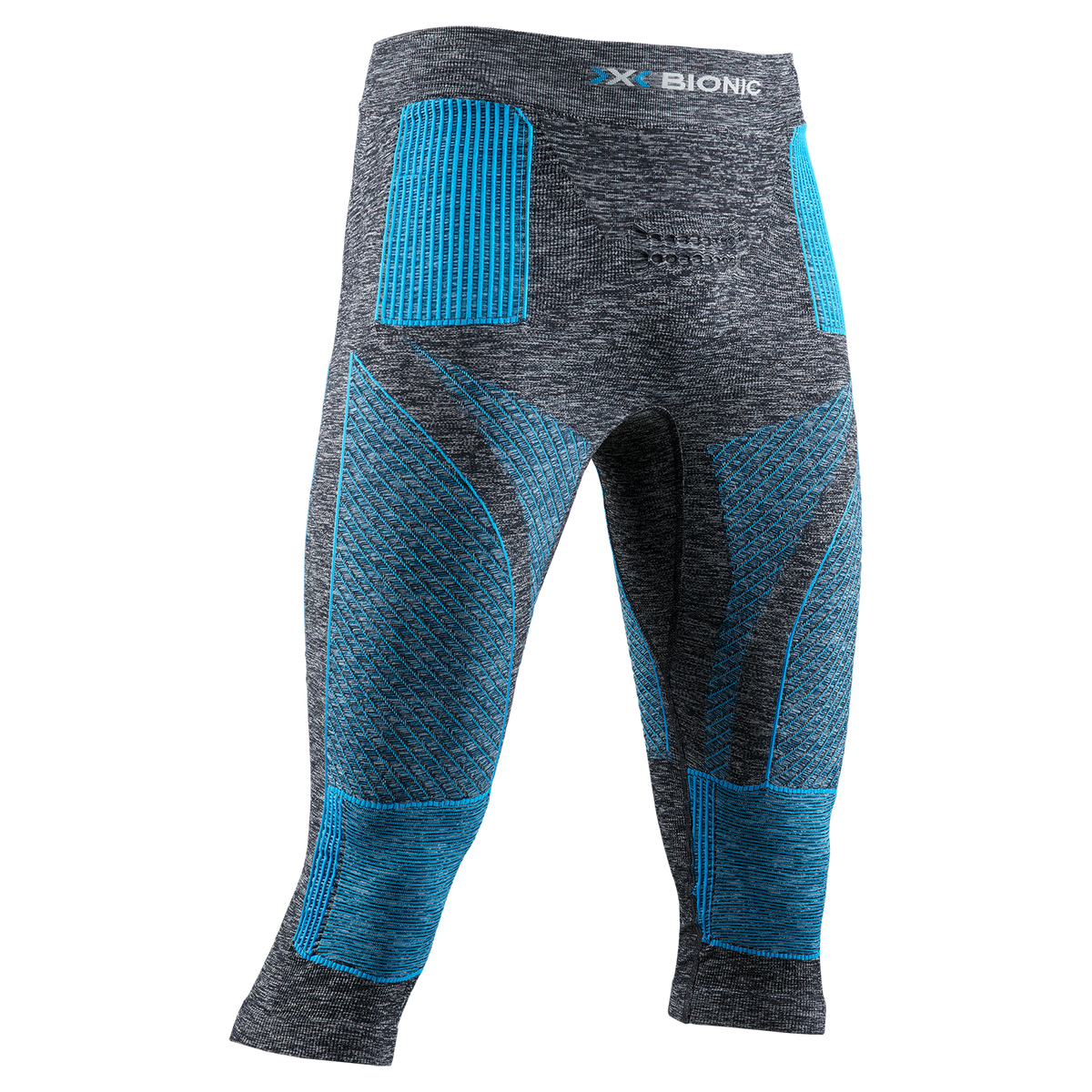 X-BIONIC ENERGY ACCUMULATOR 4.0 MELANGE PANTS 3/4 MEN - Dark Grey Melange Blue - 3/4 Pants - 3 of 4