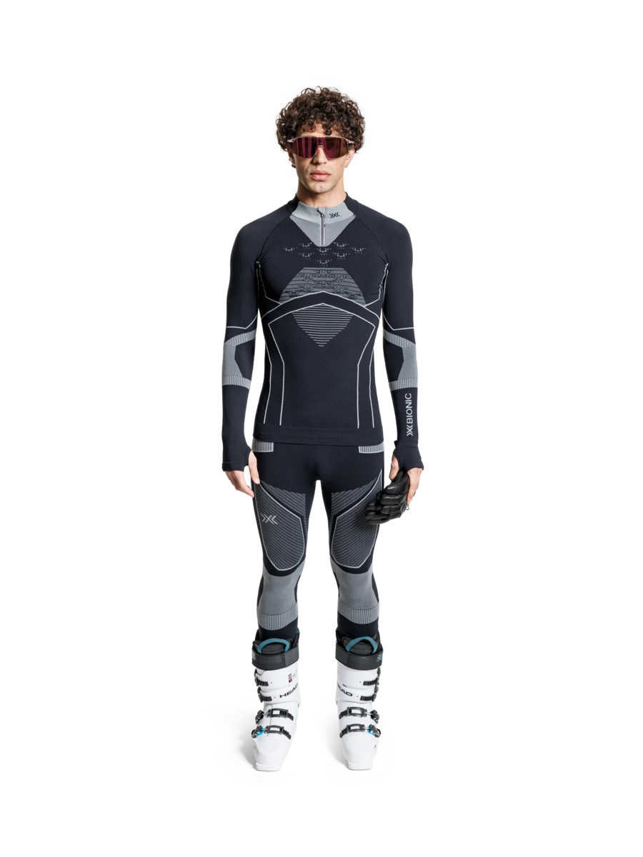 X-BIONIC ENERGY ACCUMULATOR LIGHT PANTS 3/4 MEN - X Black Light Grey - 3/4 Pants - 14 of 14