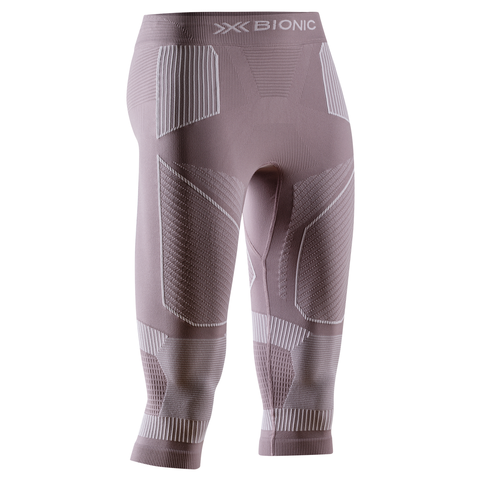 X-BIONIC ENERGY ACCUMULATOR LIGHT PANTS 3/4 WMN - Dusty Lavender Arctic White - 3/4 Pants - 8 of 21