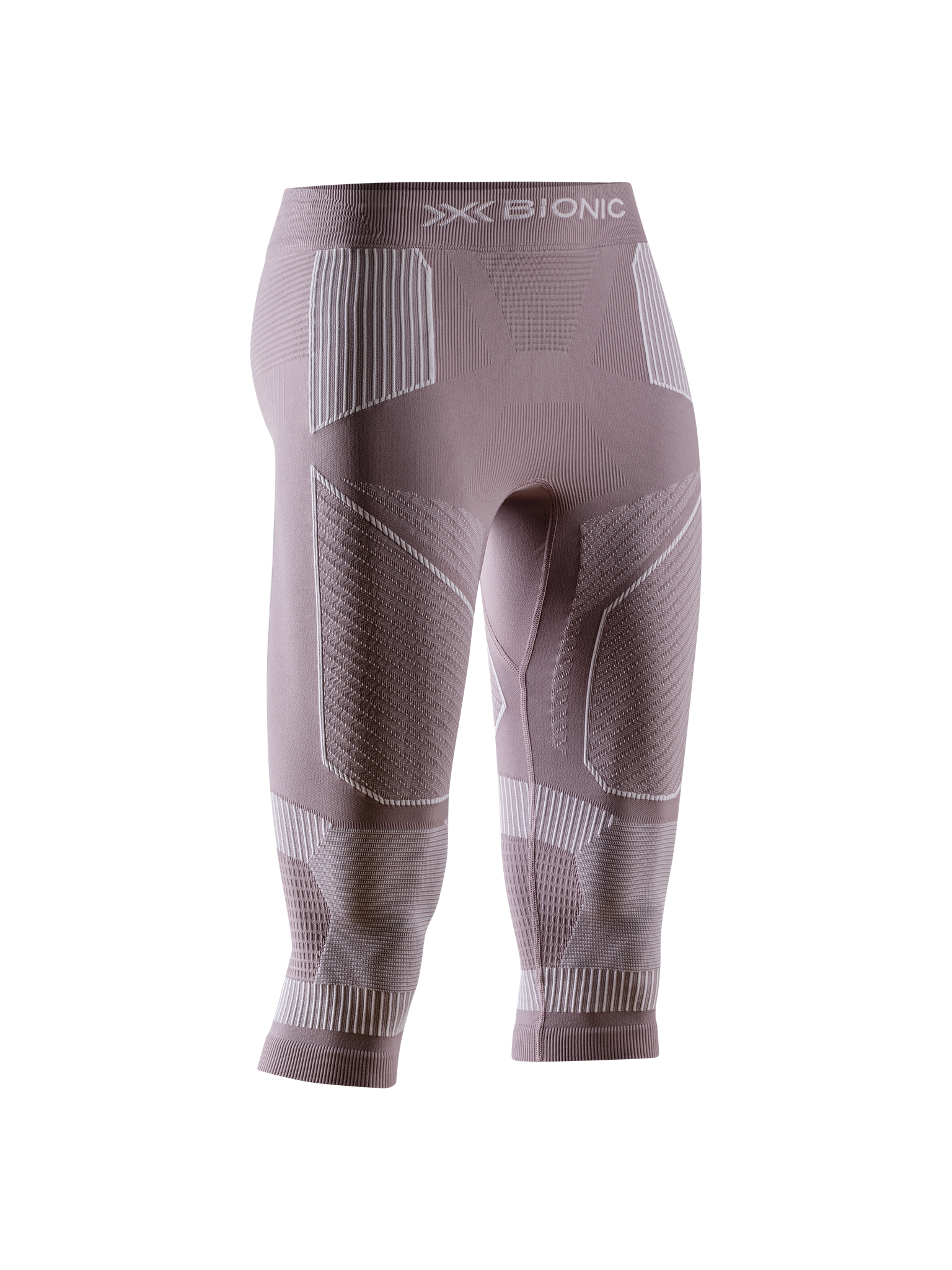 X-BIONIC ENERGY ACCUMULATOR LIGHT PANTS 3/4 WMN - Dusty Lavender Arctic White - 3/4 Pants - 8 of 21