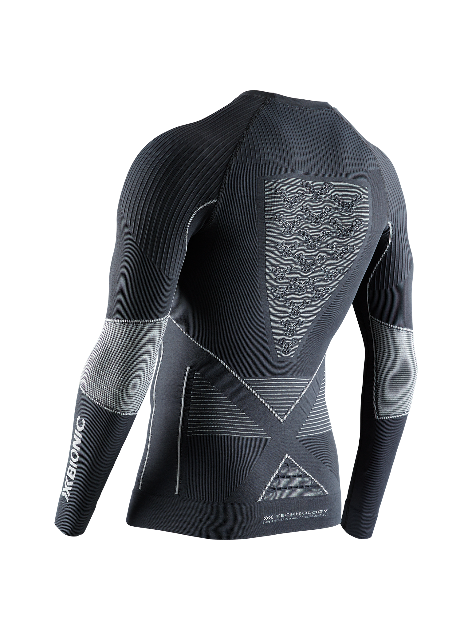 X-BIONIC ENERGY ACCUMULATOR 4.0 SHIRT LG SL MEN - Charcoal Pearl Grey - Longsleeves - 25 of 35