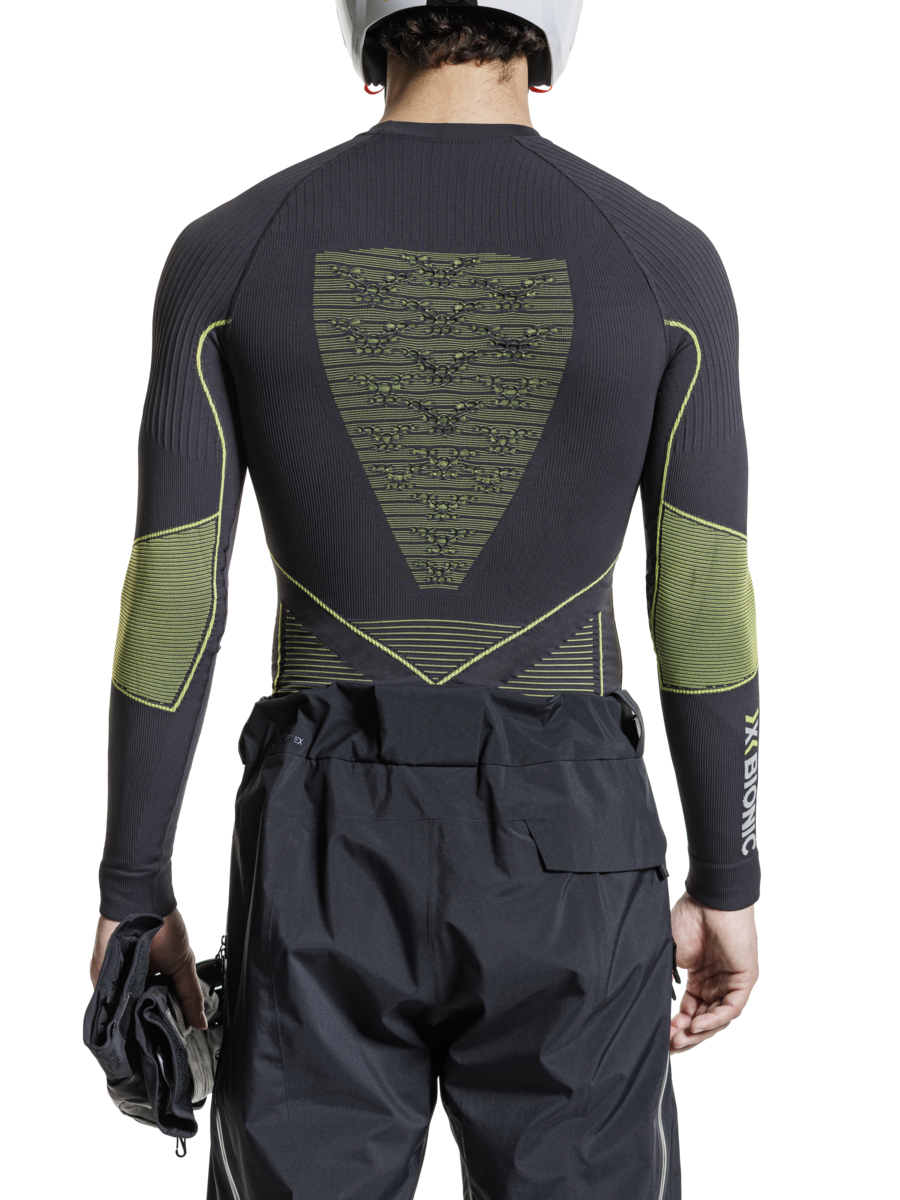 X-BIONIC ENERGY ACCUMULATOR 4.0 SHIRT LG SL MEN - Charcoal Yellow - Longsleeves - 34 of 35