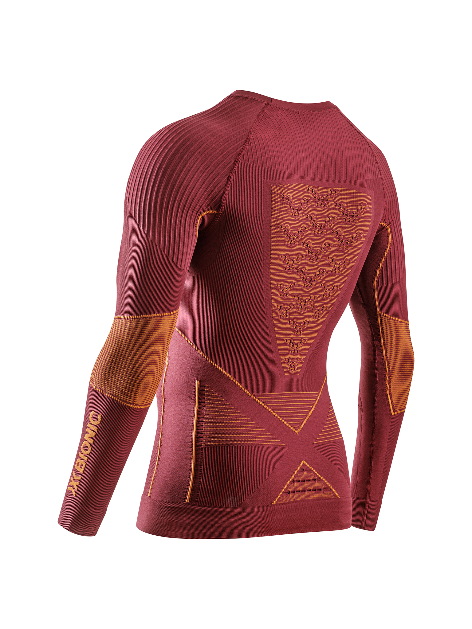 X-BIONIC ENERGY ACCUMULATOR 4.0 SHIRT LG SL MEN - Dune Red Orange - Longsleeves - 13 of 35
