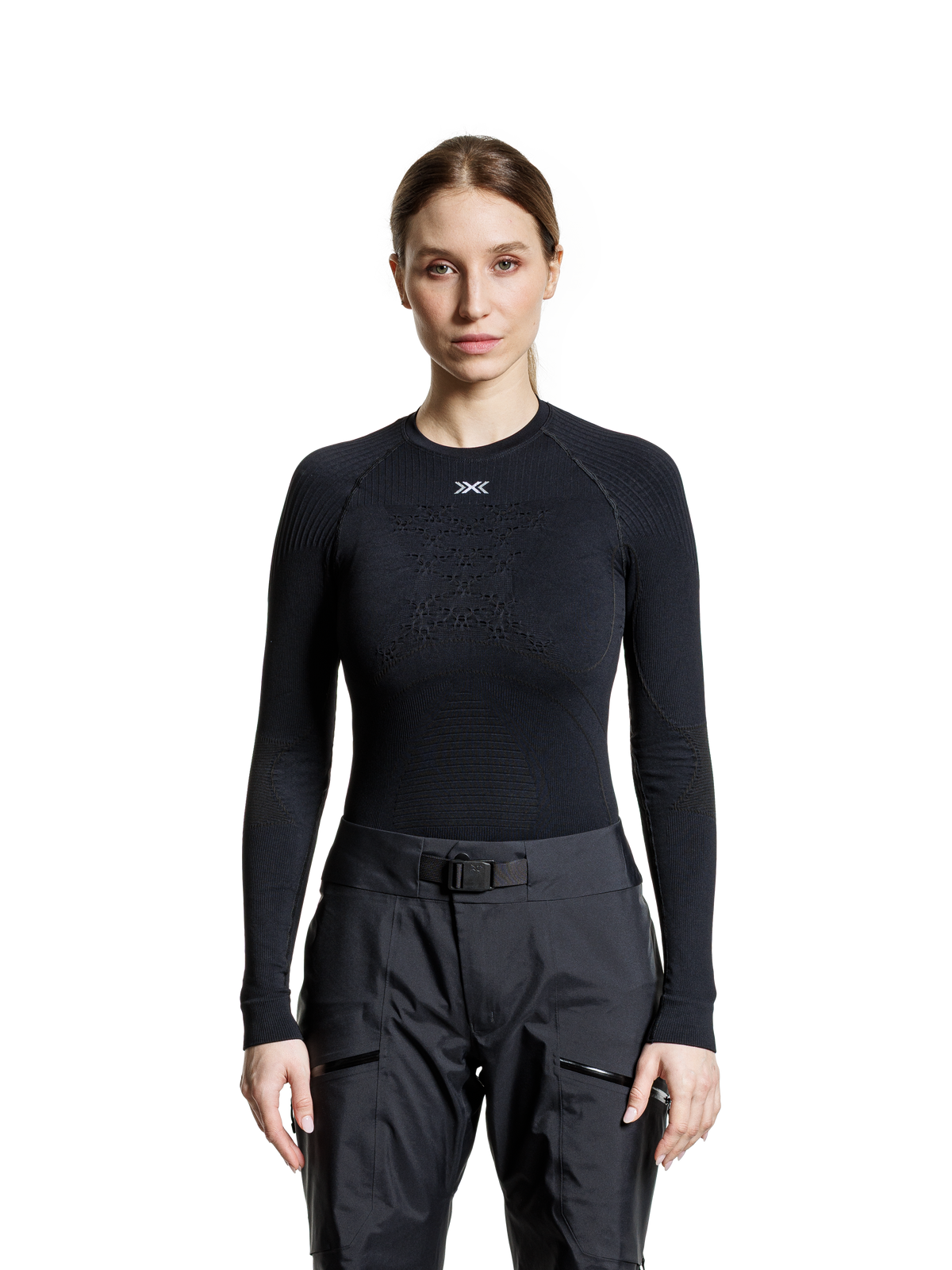 X-BIONIC ENERGY ACCUMULATOR 4.0 SHIRT LG SL WMN - Opal Black Arctic White - Longsleeves - 3 of 50