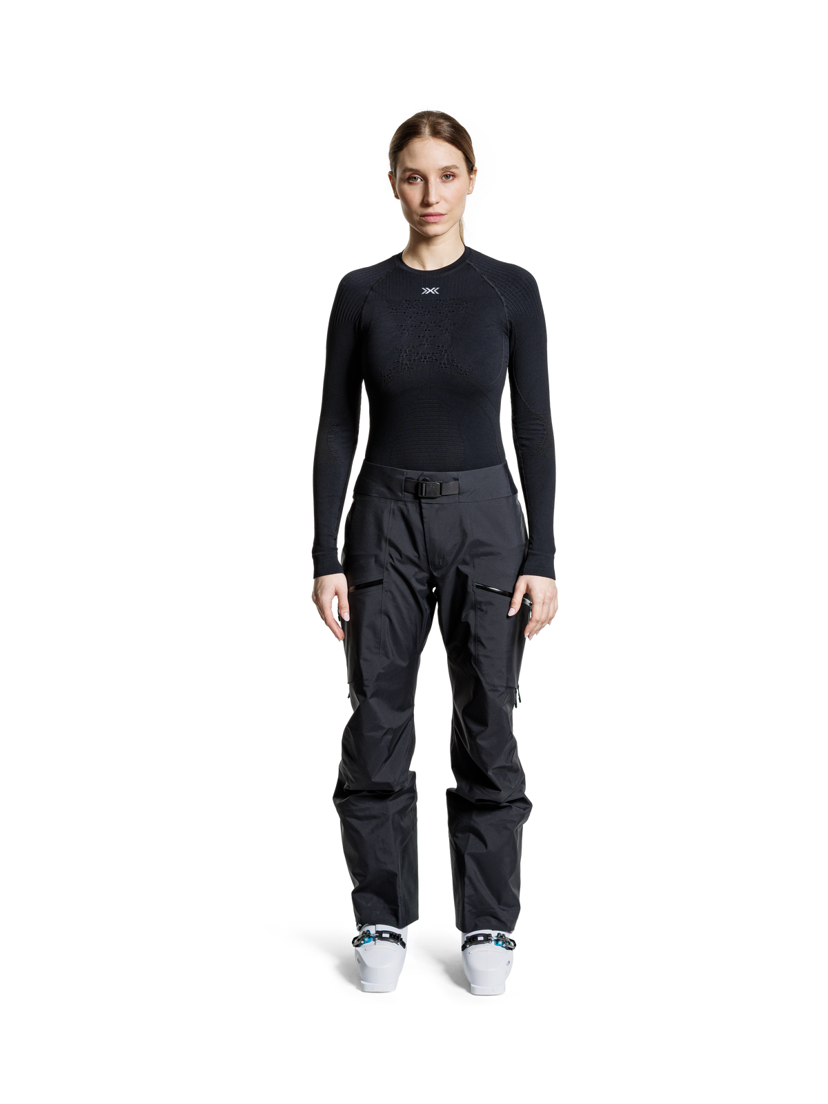X-BIONIC ENERGY ACCUMULATOR 4.0 SHIRT LG SL WMN - Opal Black Arctic White - Longsleeves - 8 of 50