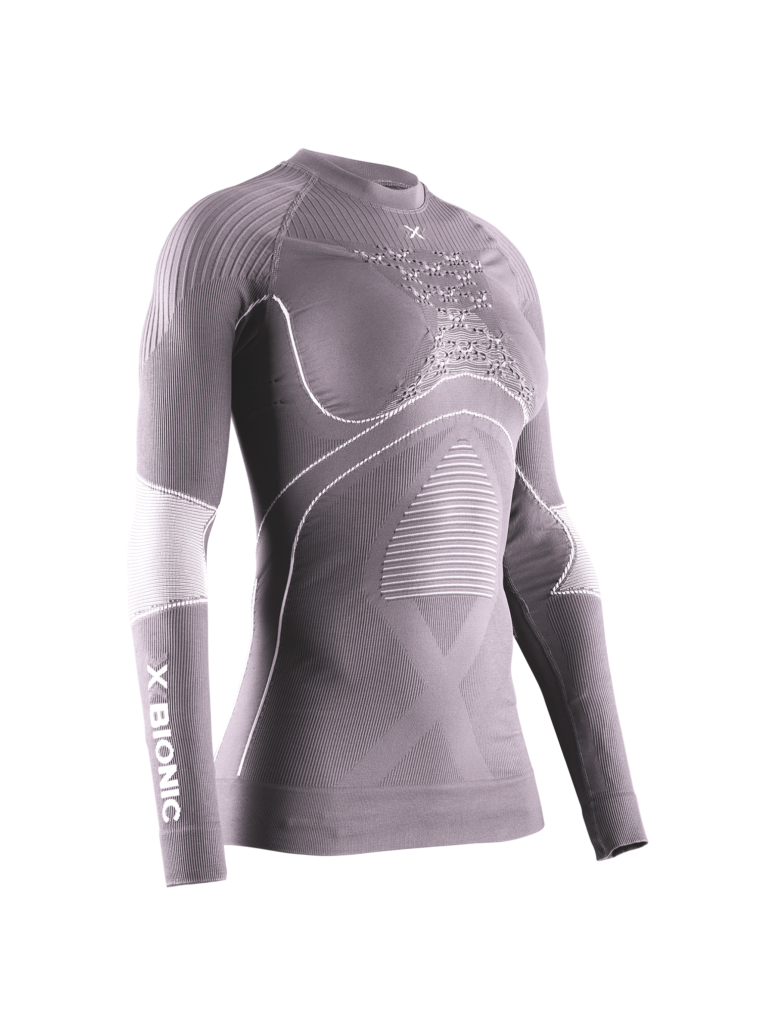 X-BIONIC ENERGY ACCUMULATOR 4.0 SHIRT LG SL WMN - Dusty Lavender Arctic White - Longsleeves - 34 of 50