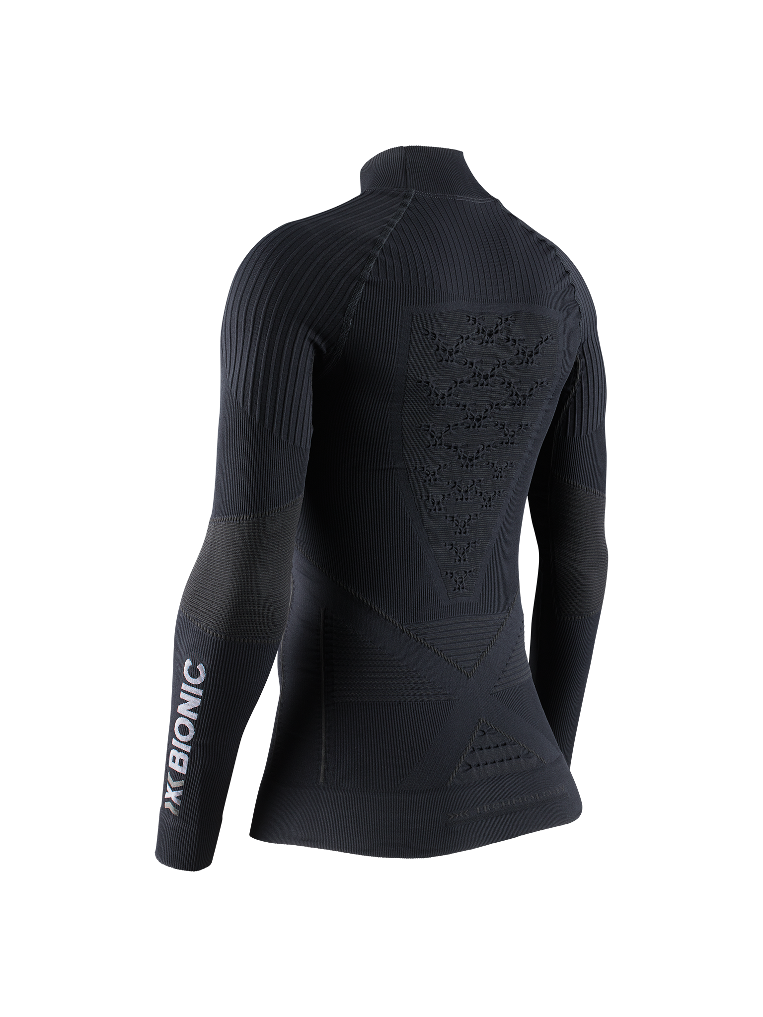 X-BIONIC ENERGY ACCUMULATOR 4.0 SHIRT TURTLE NECK LG SL WMN - Opal Black Arctic White - Turtle Necks - 2 of 3