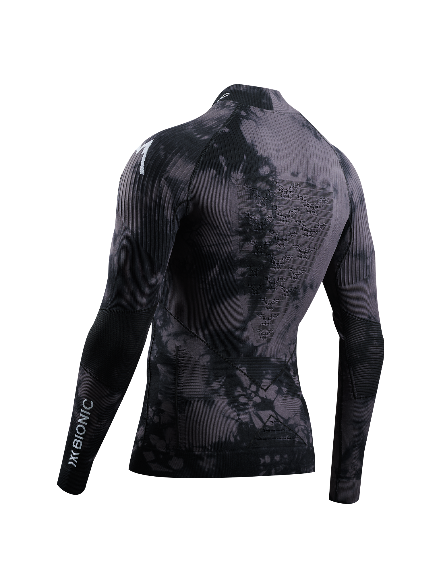X-BIONIC ENERGY ACCUMULATOR 4.0 SHIRT TURTLE NECK LG SL MEN - MARCO ODERMATT SIGNATURE EDITION - Tiedye X Black Anthracite - Turtle Necks - 2 of 10