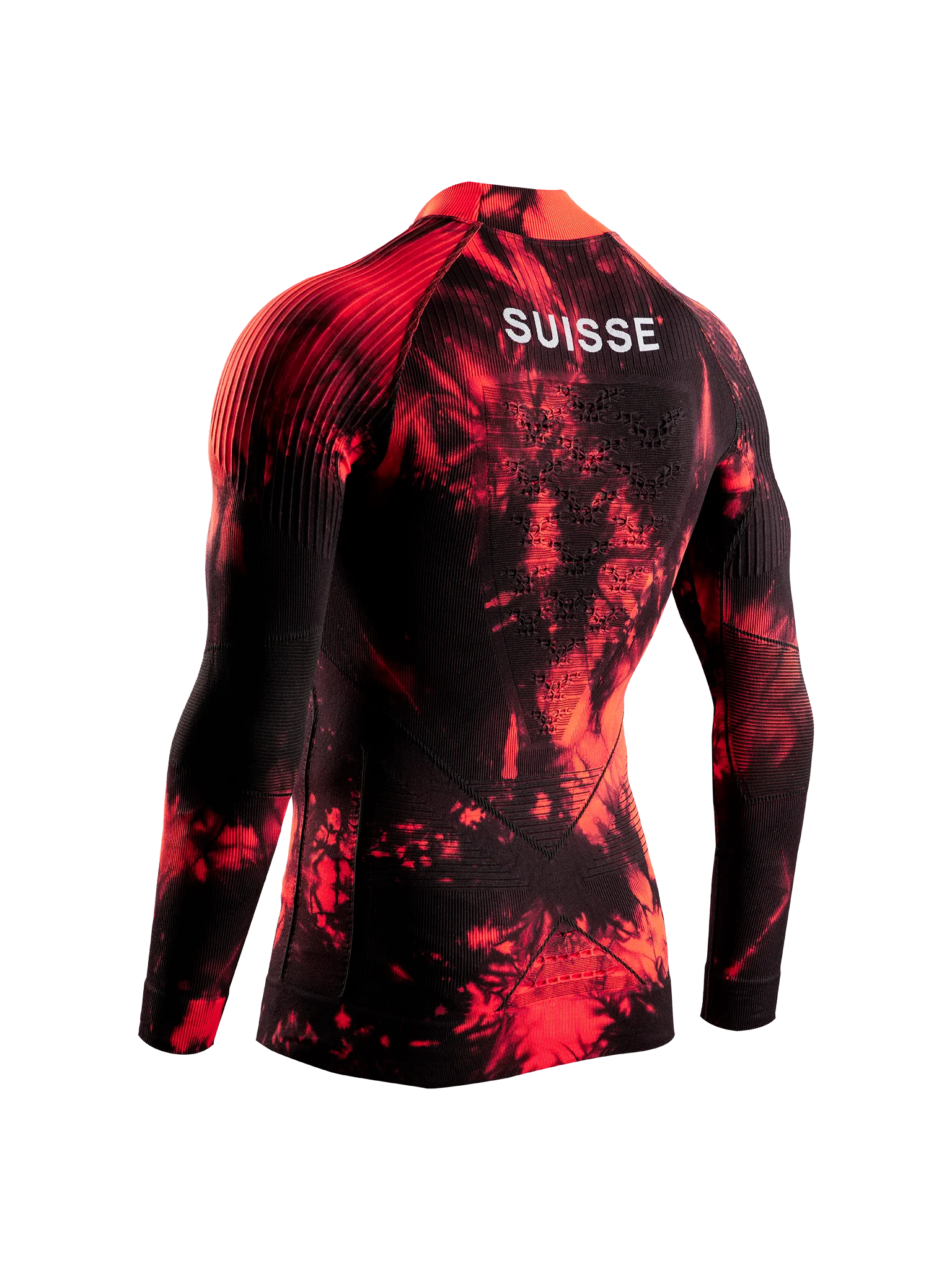 X-BIONIC ENERGY ACCUMULATOR TURTLE NECK LS Swiss - Tiedye X Black Red - Turtle Necks - 6 of 8
