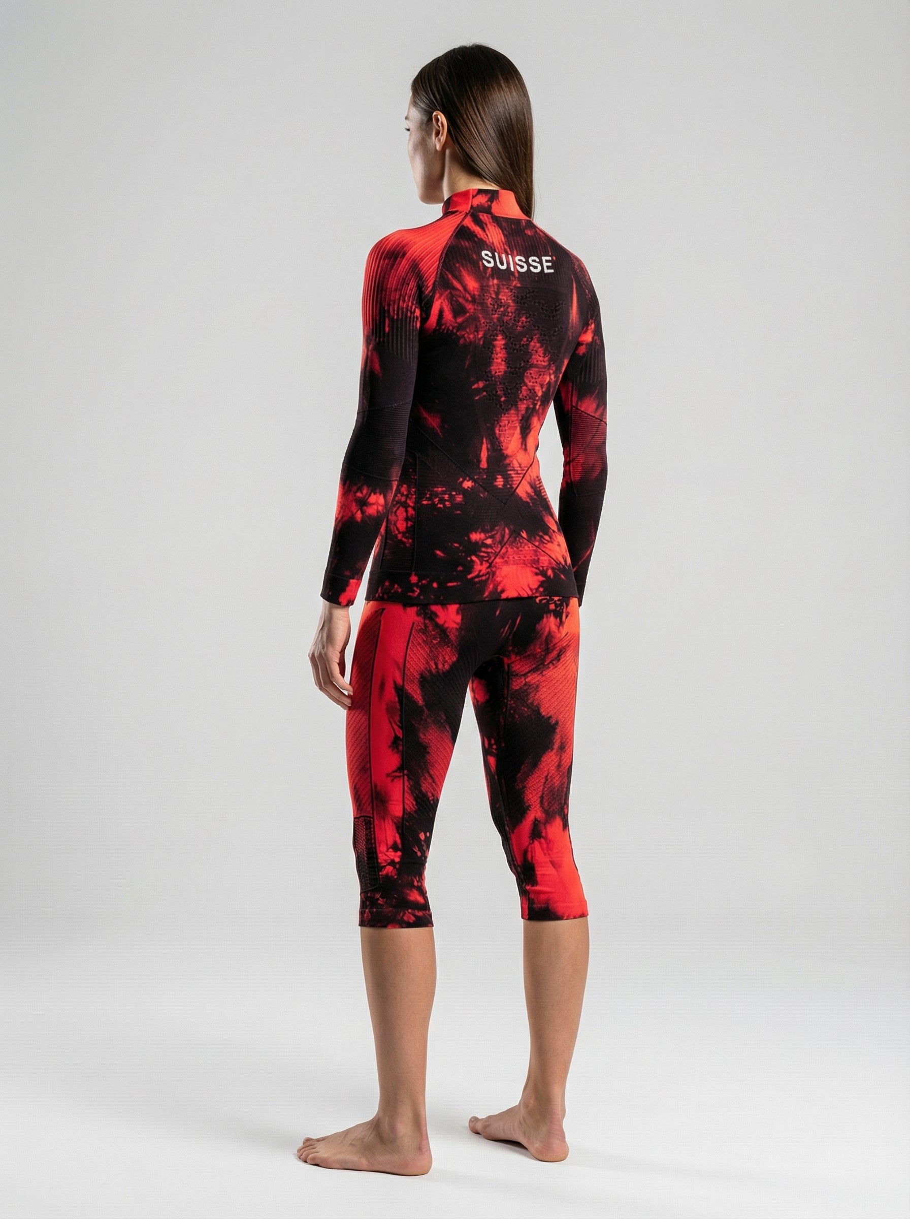 X-BIONIC ENERGY ACCUMULATOR TURTLE NECK LS Swiss - Tiedye X Black Red - Turtle Necks - 8 of 8