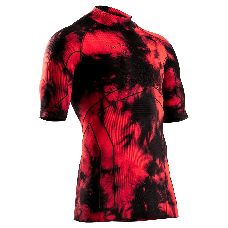 X-BIONIC ENERGY ACCUMULATOR LIGHT TURTLE NECK SS Swiss - Tiedye X Black Red - Turtle Necks - 1 of 2