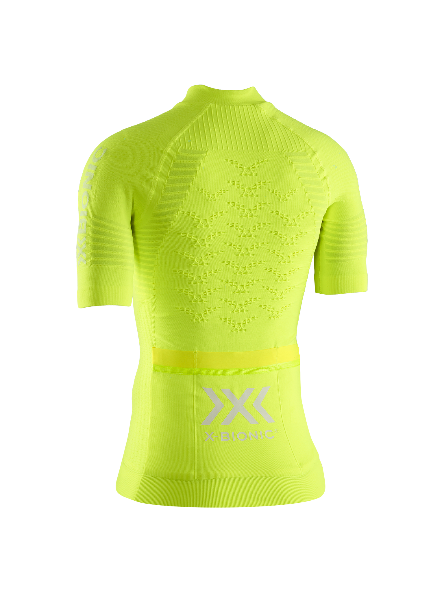 X-BIONIC EFFEKTOR 4.0 CYCLING ZIP SHIRT SH SL WMN - Phyton Yellow Arctic White - T-Shirts - 6 of 8