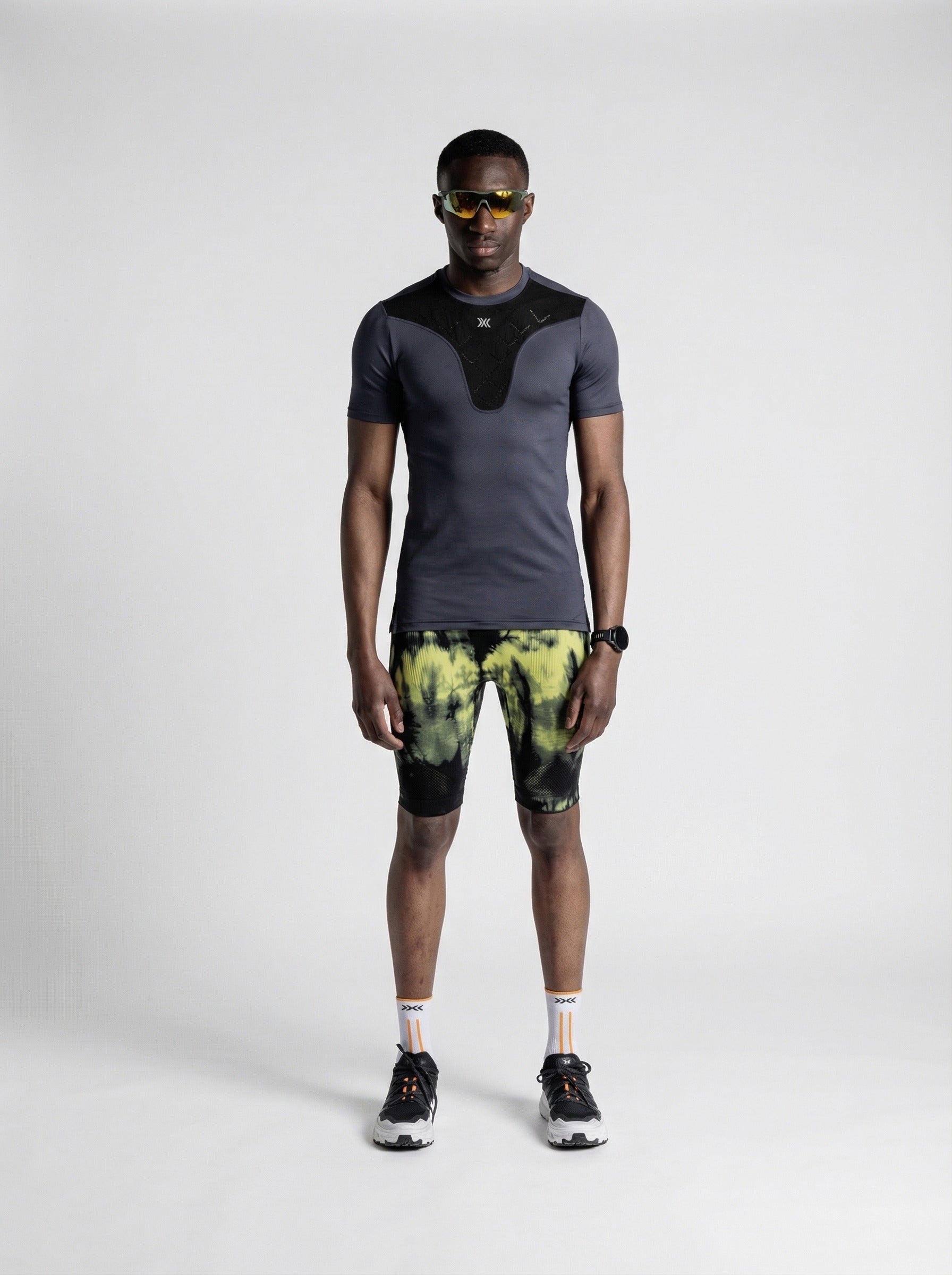 X-BIONIC EFFEKTOR TIGHTS MEN - Tie Dye Electric Energy - Shorts - 3 of 6