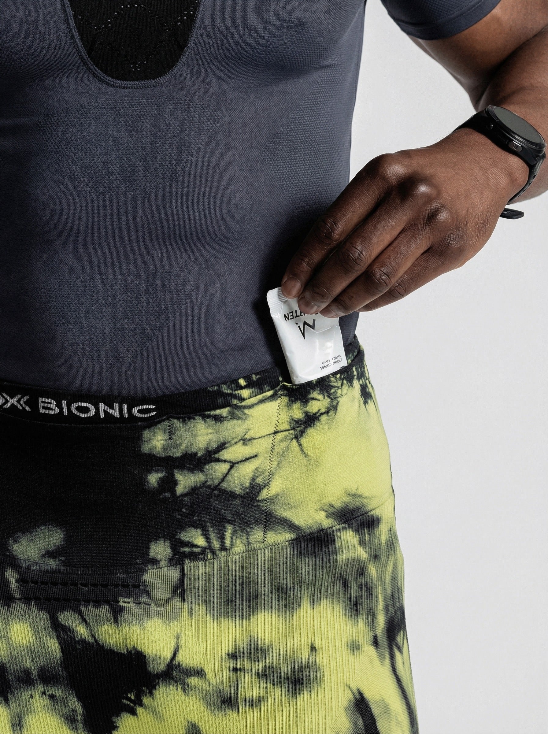 X-BIONIC EFFEKTOR TIGHTS MEN - Tie Dye Electric Energy - Shorts - 5 of 6