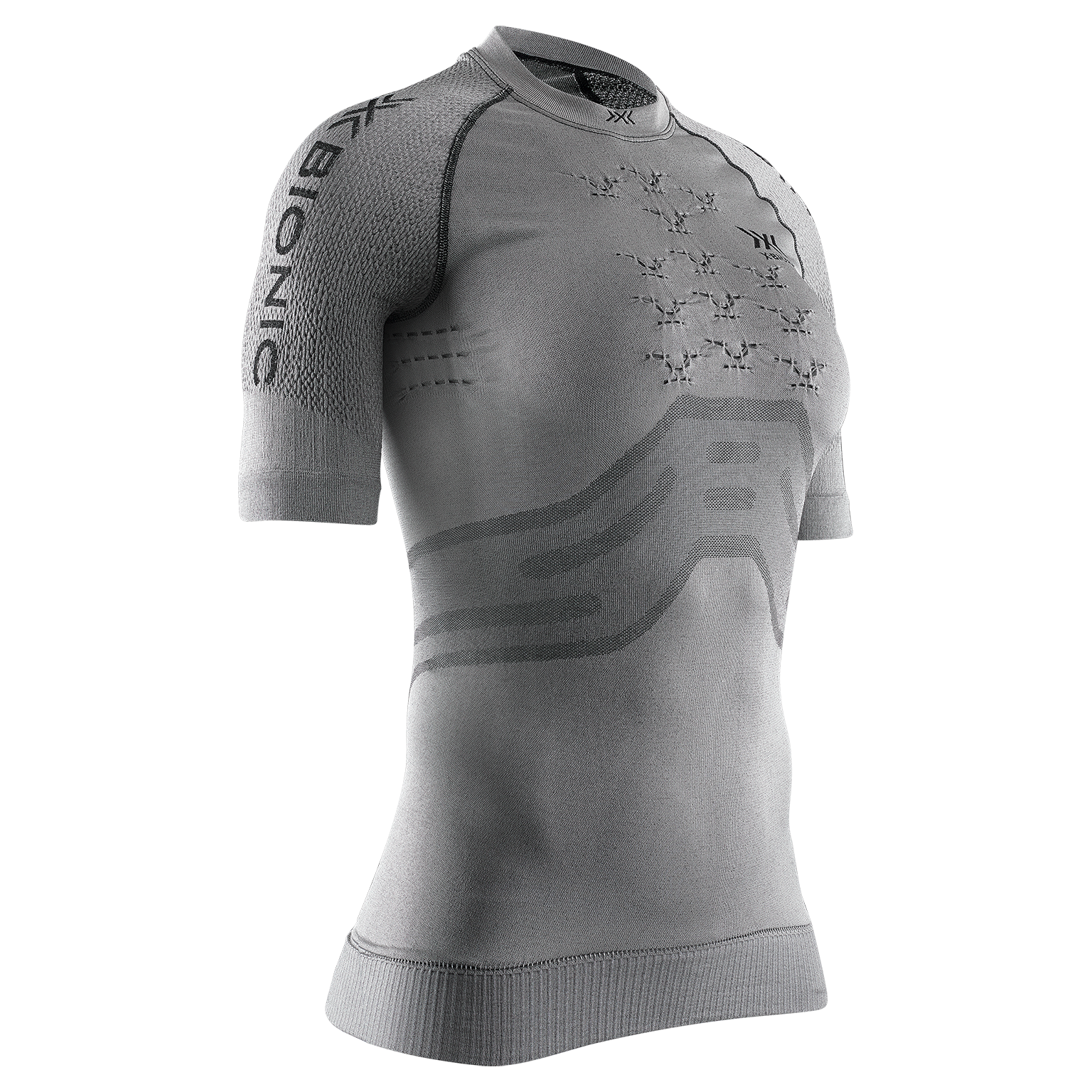 X-BIONIC FENNEC 4.0 RUNNING SHIRT SH SL WMN - Anthracite Silver - T-Shirts - 1 of 2