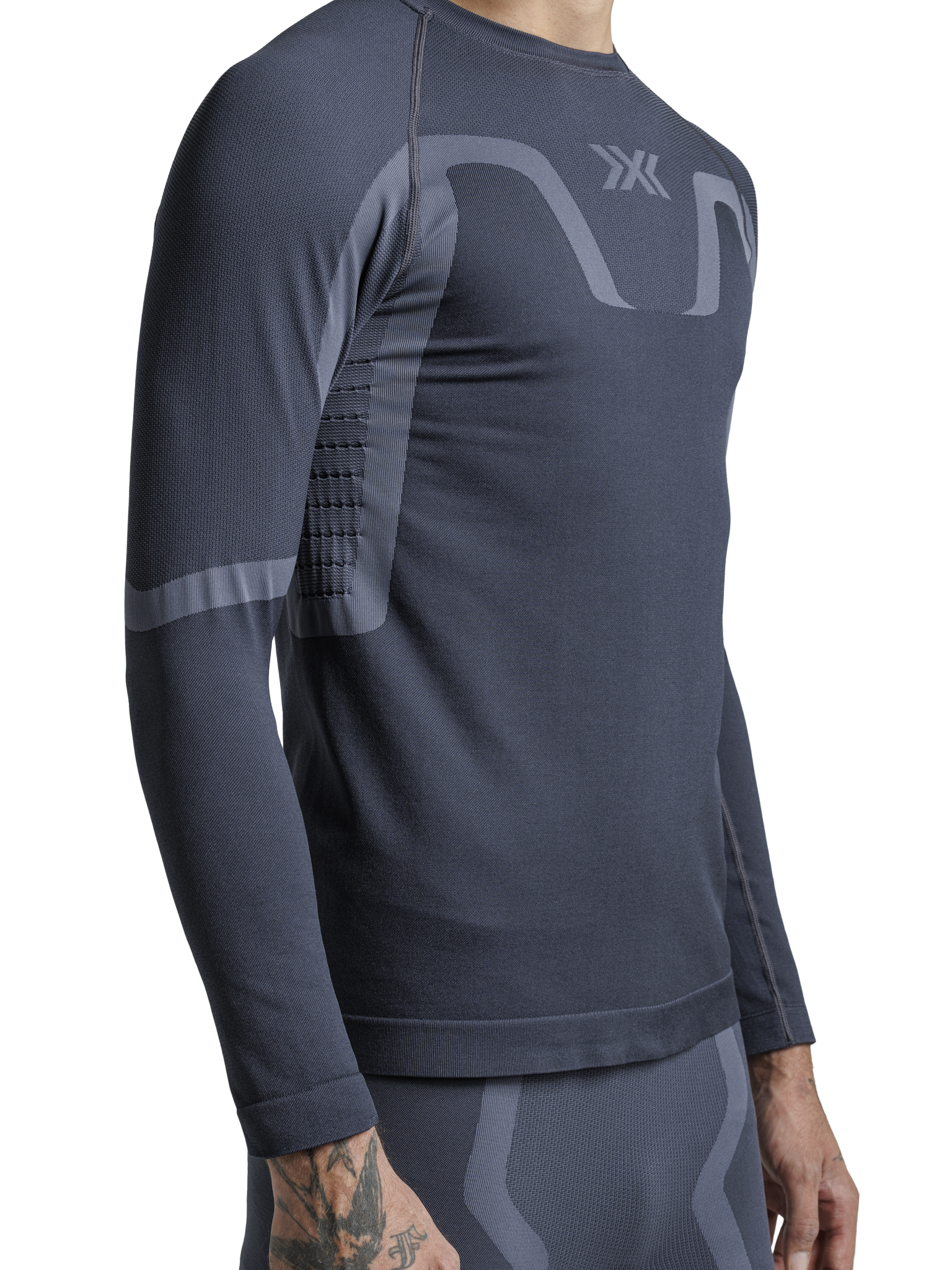 X-BIONIC X-ENTIAL BASELAYER LS MEN - Anthracite - Longsleeves - 6 of 11