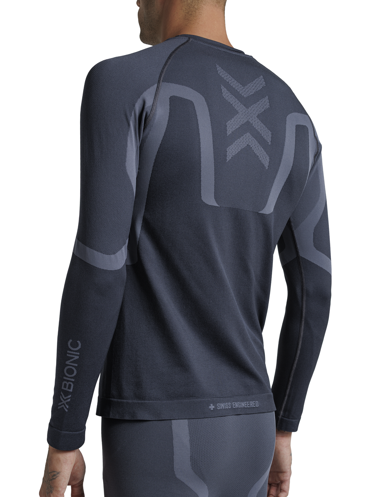 X-BIONIC X-ENTIAL BASELAYER LS MEN - Anthracite - Longsleeves - 7 of 11