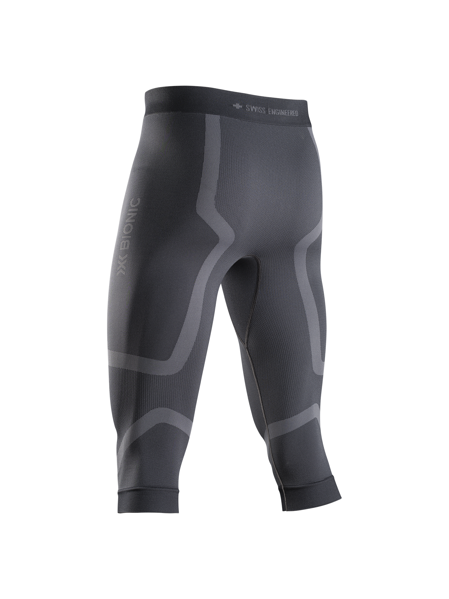 X-BIONIC X-ENTIAL 3/4 TIGHTS MEN - Anthracite - 3/4 Pants - 2 of 8