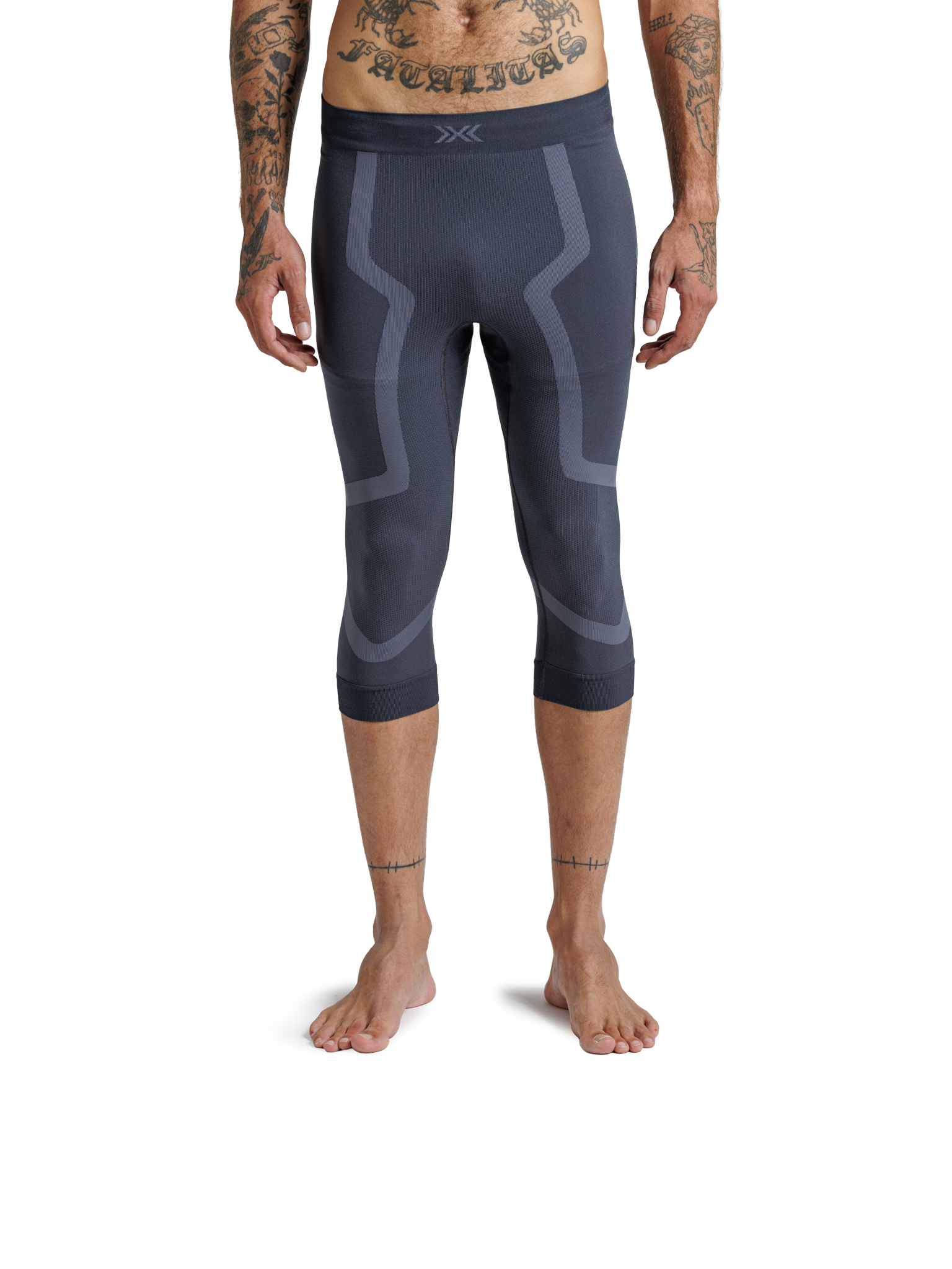X-BIONIC X-ENTIAL 3/4 TIGHTS MEN - Anthracite - 3/4 Pants - 3 of 8