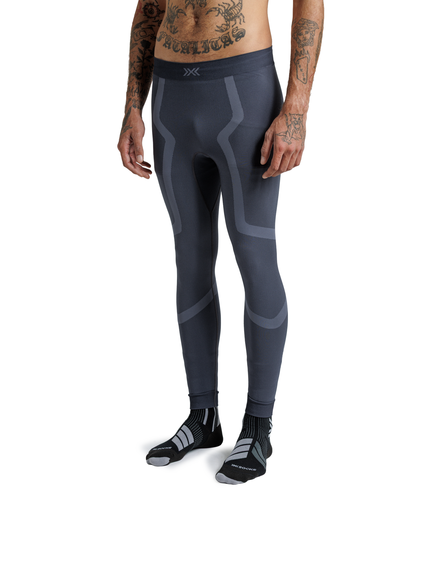 X-BIONIC X-ENTIAL LONG TIGHTS MEN - Anthracite - Pants - 4 of 6