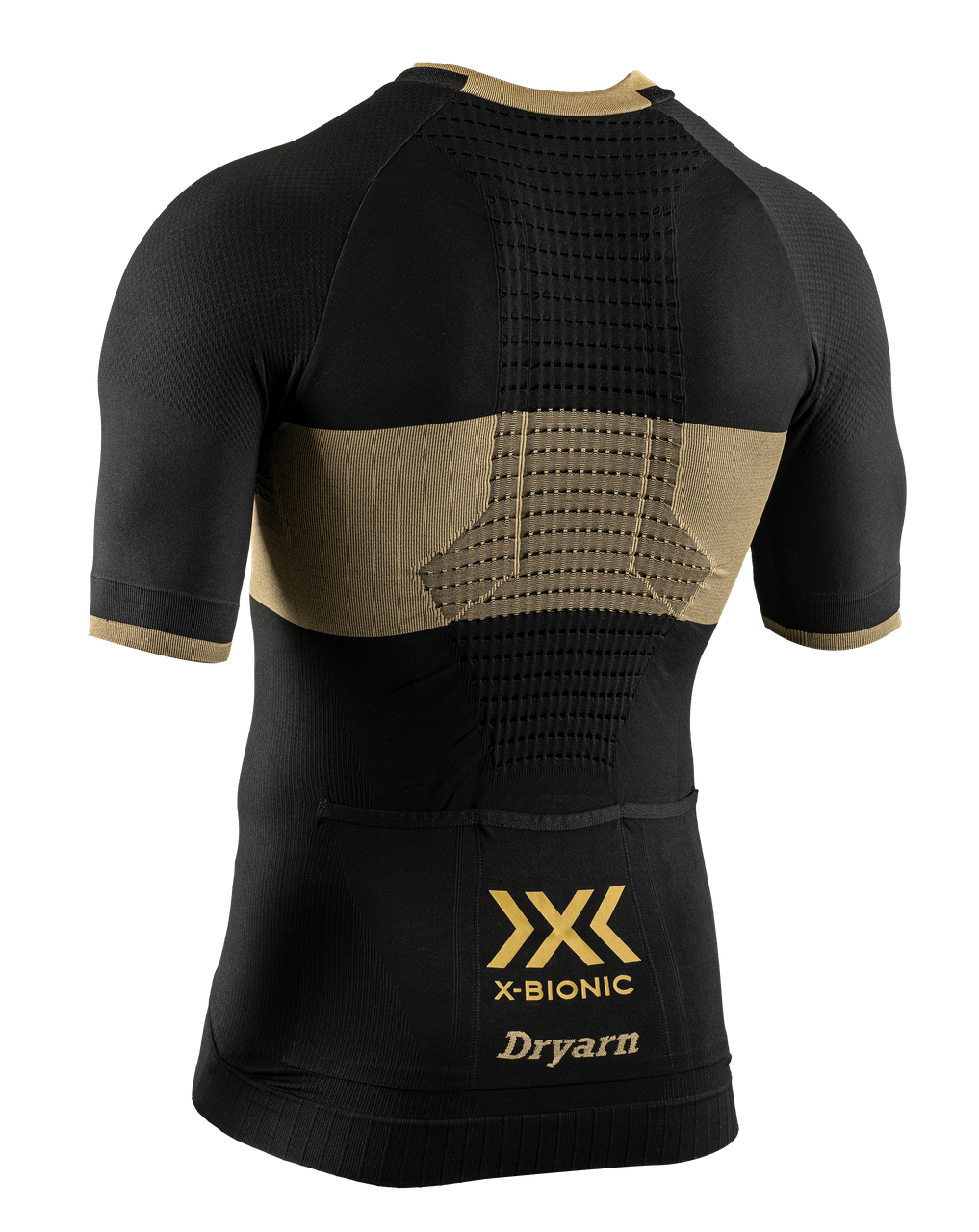 COLLAB COLNAGO | INVENT 4.0 CYCLING ZIP SHIRT SH SL MEN - Black Gold - Zip Shirts - 2 of 2