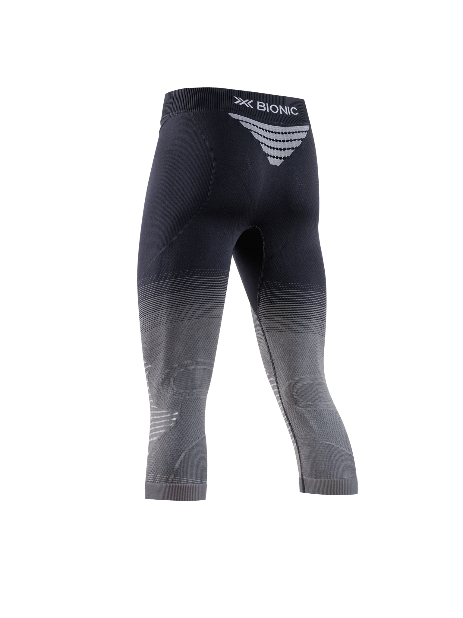 X-BIONIC INVENT GRAPHICS PANTS 3/4 MEN - X Black Grey Light Grey - 3/4 Pants - 2 of 7