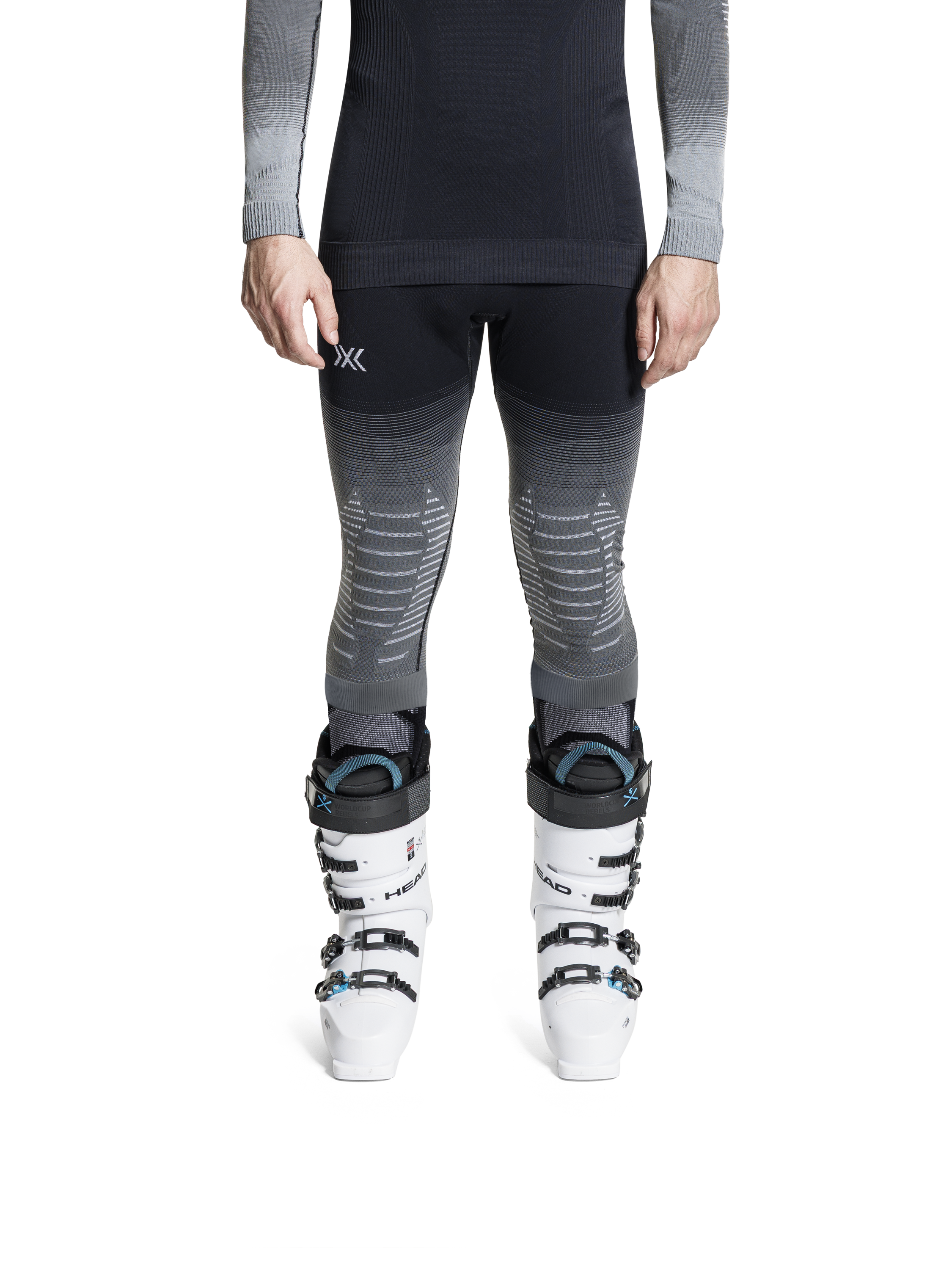X-BIONIC INVENT GRAPHICS PANTS 3/4 MEN - X Black Grey Light Grey - 3/4 Pants - 7 of 7