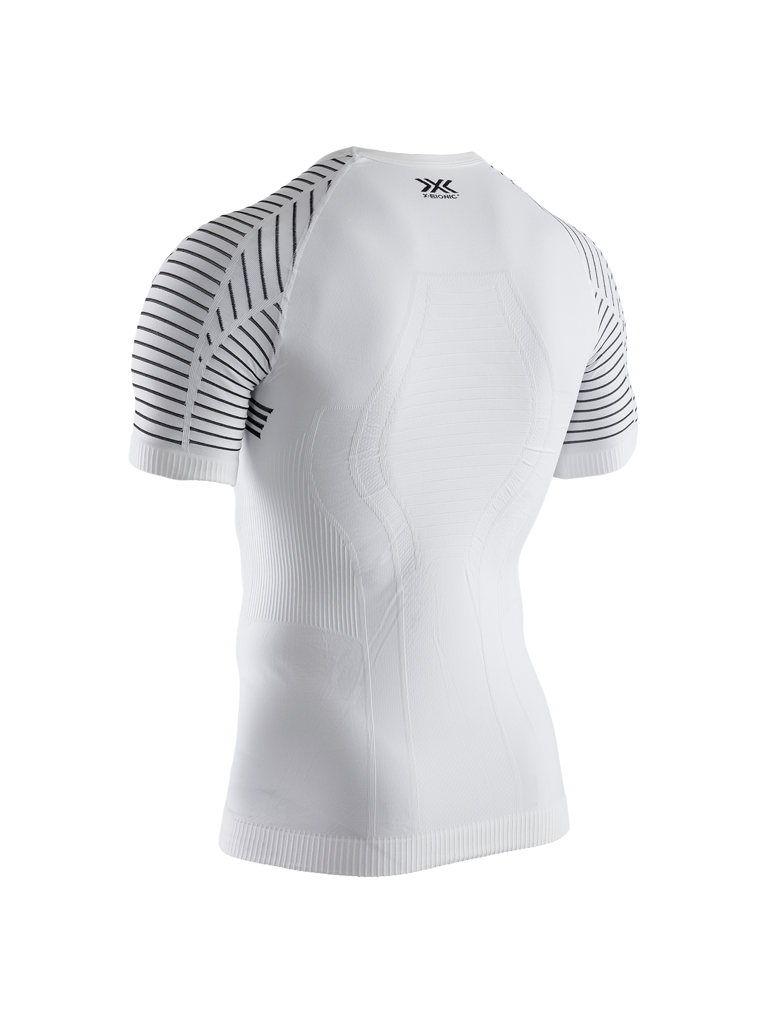 X-BIONIC INVENT 4.0 LT SHIRT SH SL MEN - Arctic White Dolomite Grey - T-Shirts - 9 of 10