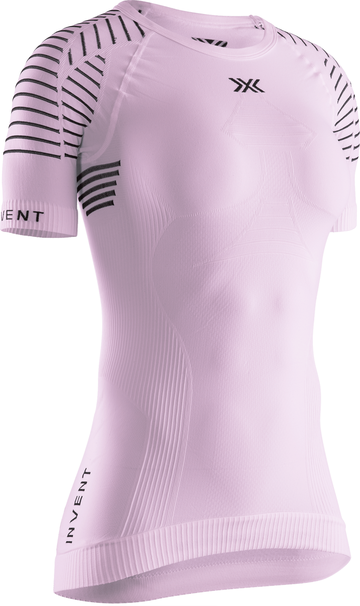 X-BIONIC INVENT 4.0 LT SHIRT SH SL WOMEN - Winsome Orchid Opal Black - T-Shirts - 4 of 7