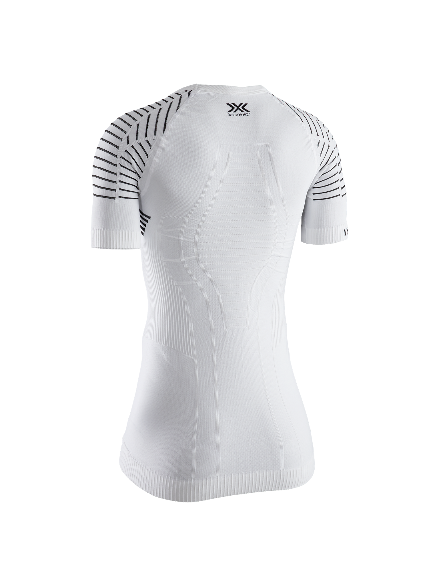 X-BIONIC INVENT 4.0 LT SHIRT SH SL WOMEN - Arctic White Dolomite Grey - T-Shirts - 6 of 7