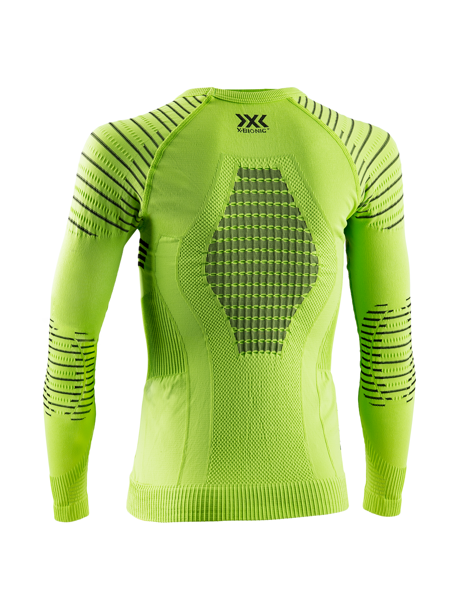 X-BIONIC INVENT 4.0 SHIRT LG SL JR - Green Lime Black - Longsleeves - 2 of 15