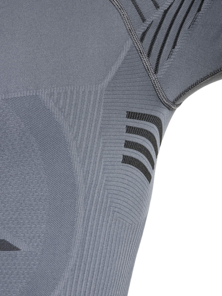 X-BIONIC INVENT GRAPHICS SHIRT LS MEN - Rhino Grey Light Grey Canary - Longsleeves - 16 of 26