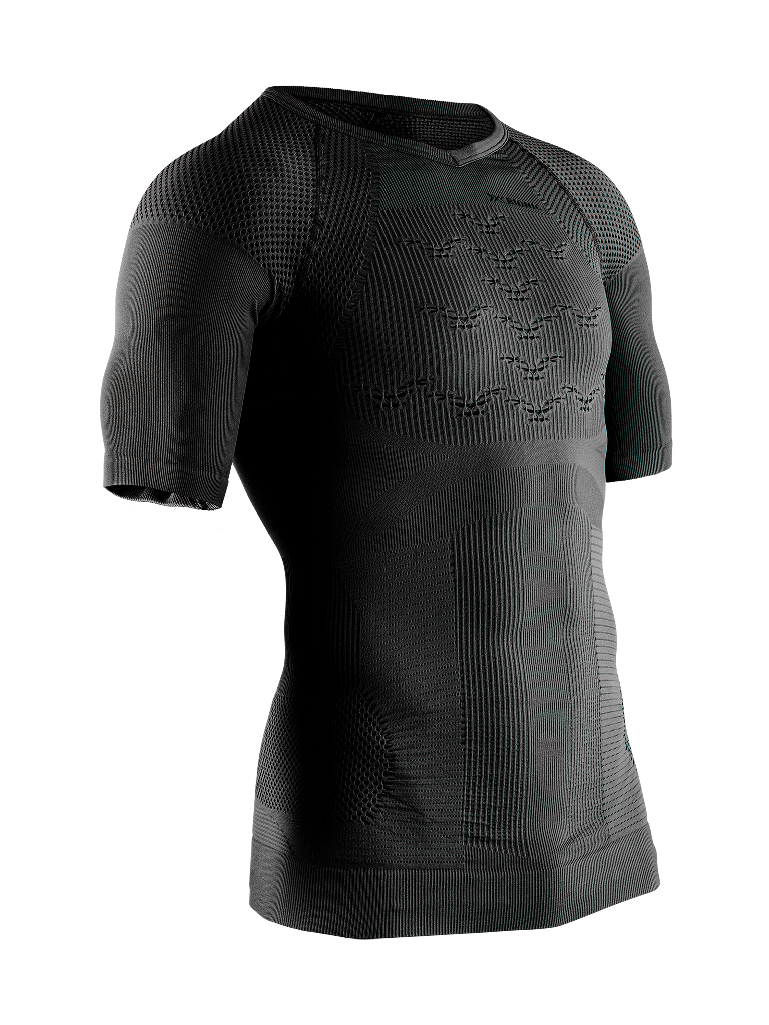 X-BIONIC X-PLORER ENERGIZER 4.0 SHIRT SH SL - Black Anthracite - T-Shirts - 1 of 2