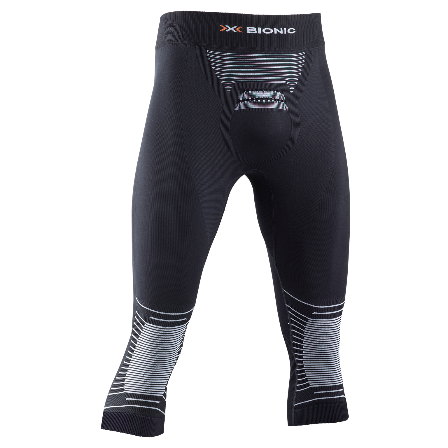 X-BIONIC ENERGIZER 4.0 PANTS 3/4 MEN - Opal Black Arctic White - 3/4 Pants - 1 of 5