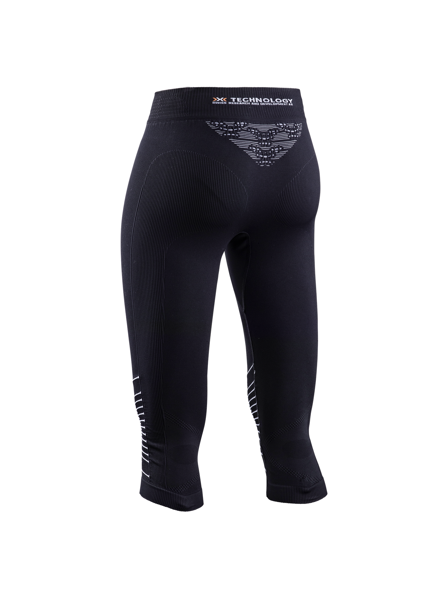 X-BIONIC ENERGIZER 4.0 PANTS 3/4 WMN - Opal Black Arctic White - 3/4 Pants - 2 of 6
