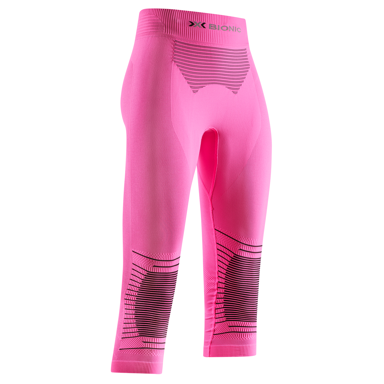 X-BIONIC ENERGIZER 4.0 PANTS 3/4 WMN - Neon Flamingo Anthracite - 3/4 Pants - 5 of 6