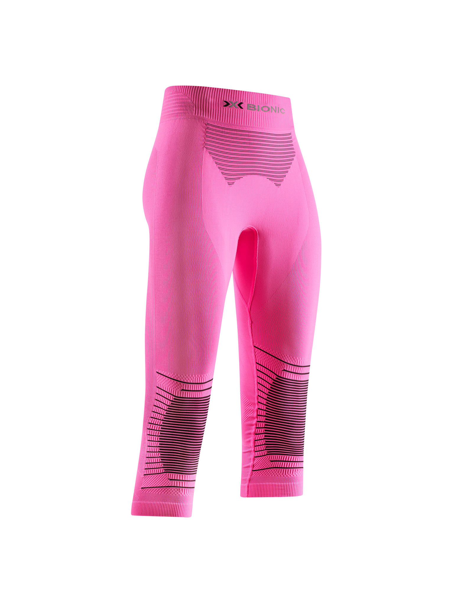X-BIONIC ENERGIZER 4.0 PANTS 3/4 WMN - Neon Flamingo Anthracite - 3/4 Pants - 5 of 6