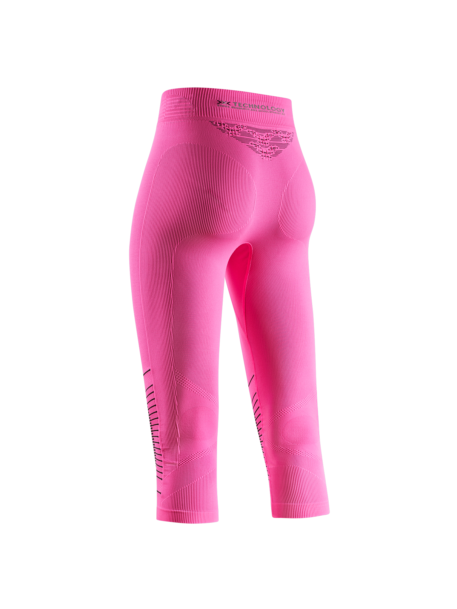 X-BIONIC ENERGIZER 4.0 PANTS 3/4 WMN - Neon Flamingo Anthracite - 3/4 Pants - 6 of 6